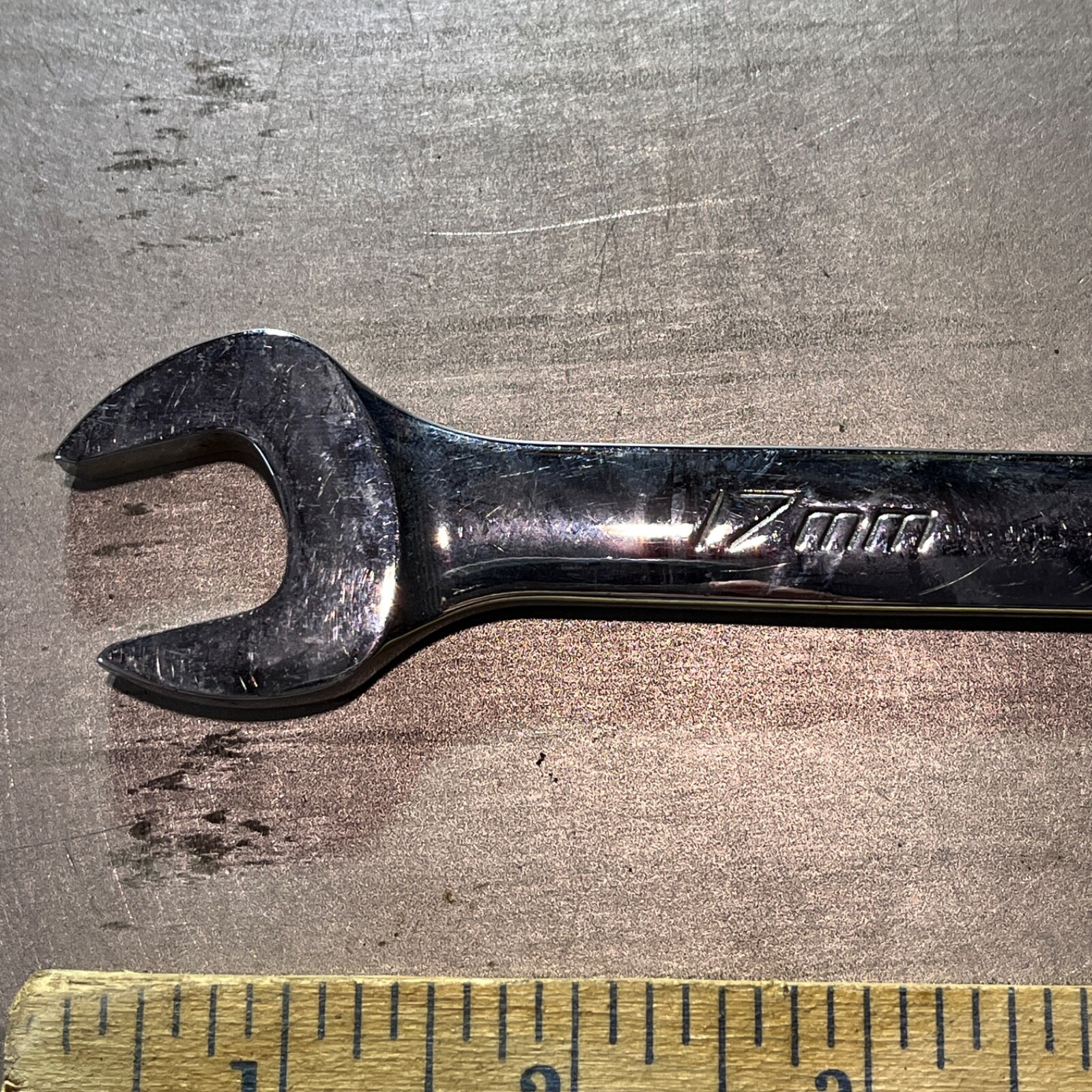 Snap-on OEXM170B Metric 17mm Combination Wrench USA Chrome