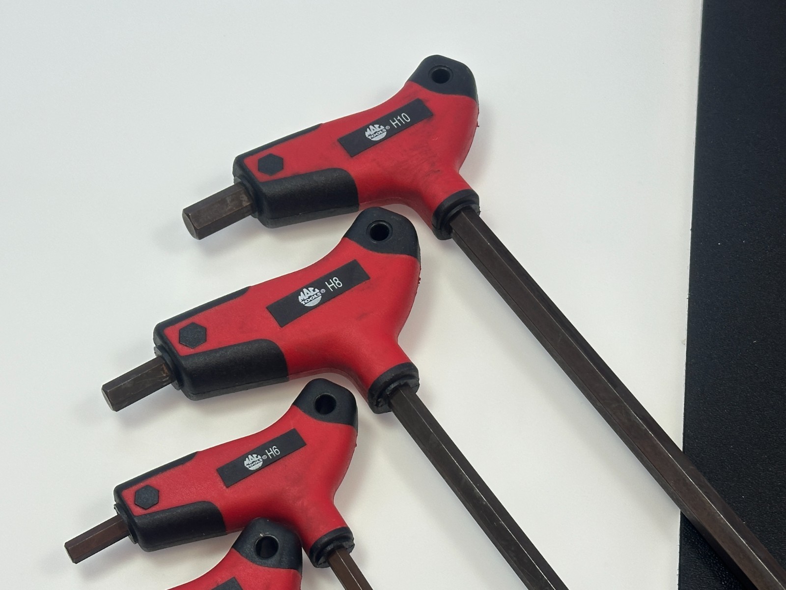 MAC Tools 7pc Bi-Material T-Handle Ball-End Hex Key Set Metric 2mm-10mm