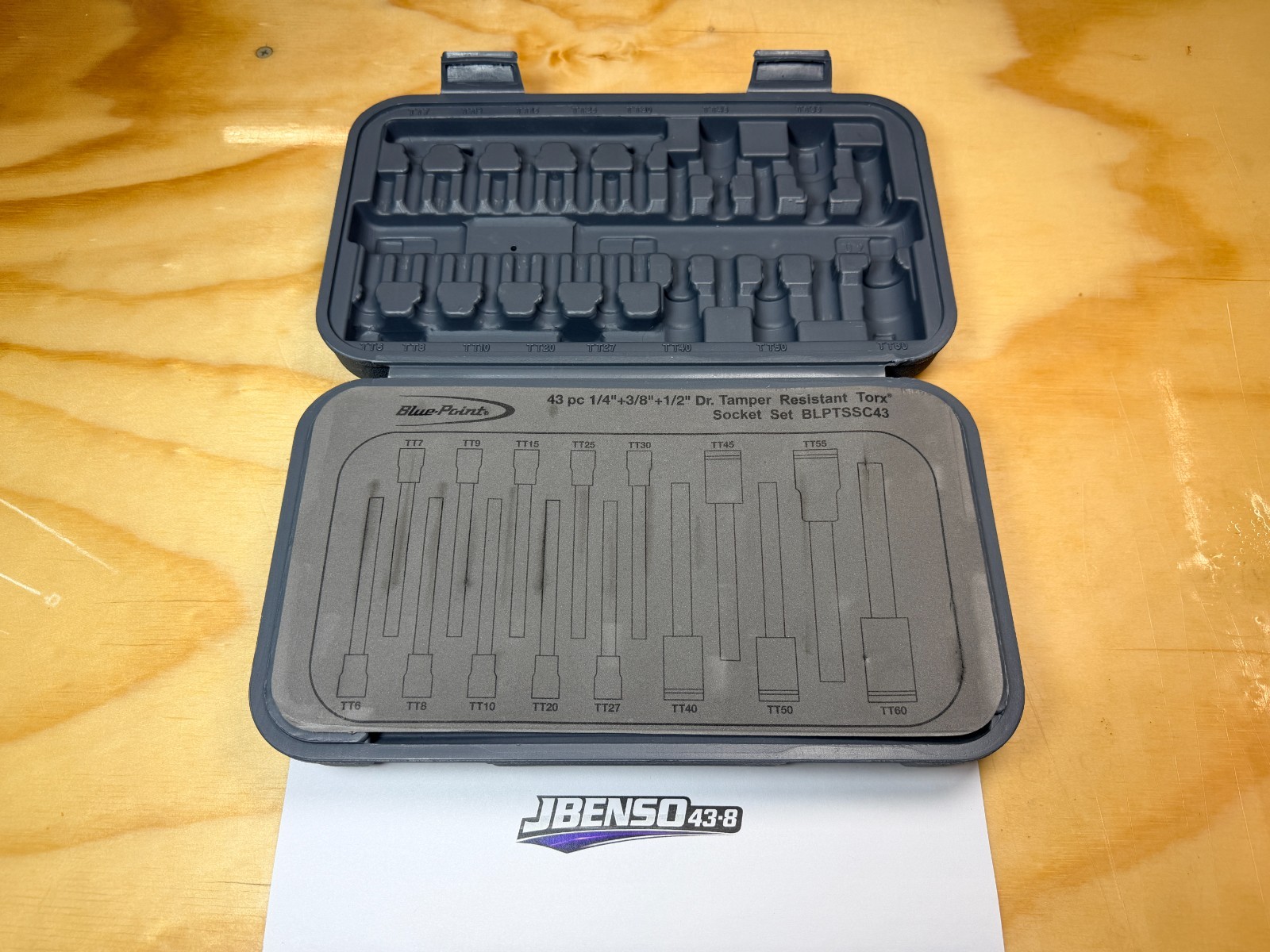 Blue-Point Tools NEW Storage Case for 43pc Torx Bit Socket Set BLPTSSC43PB