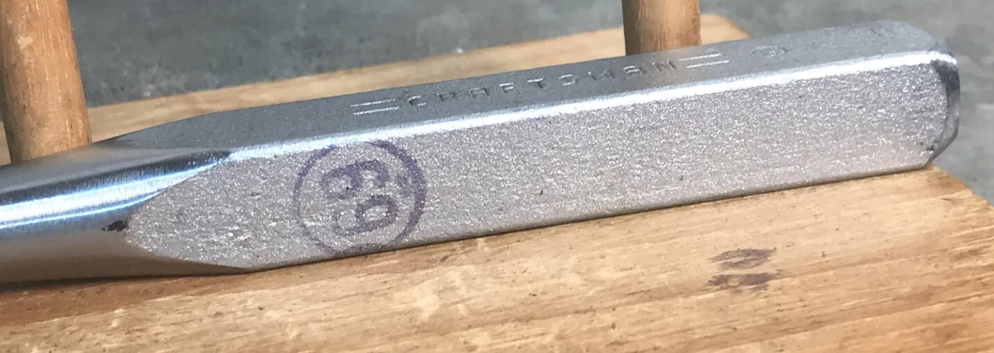 Craftsman Vintage 69 Cents 1/2” Pointed Prick Punch 5 3/4” Made in USA LN 2 Line