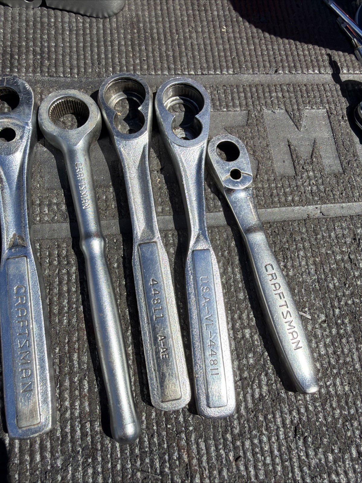 (14) Sears Craftsman Ratchet Bodies ONLY NO GUTS 1/2” Drive 3/8” & 1/4” Plus Flx
