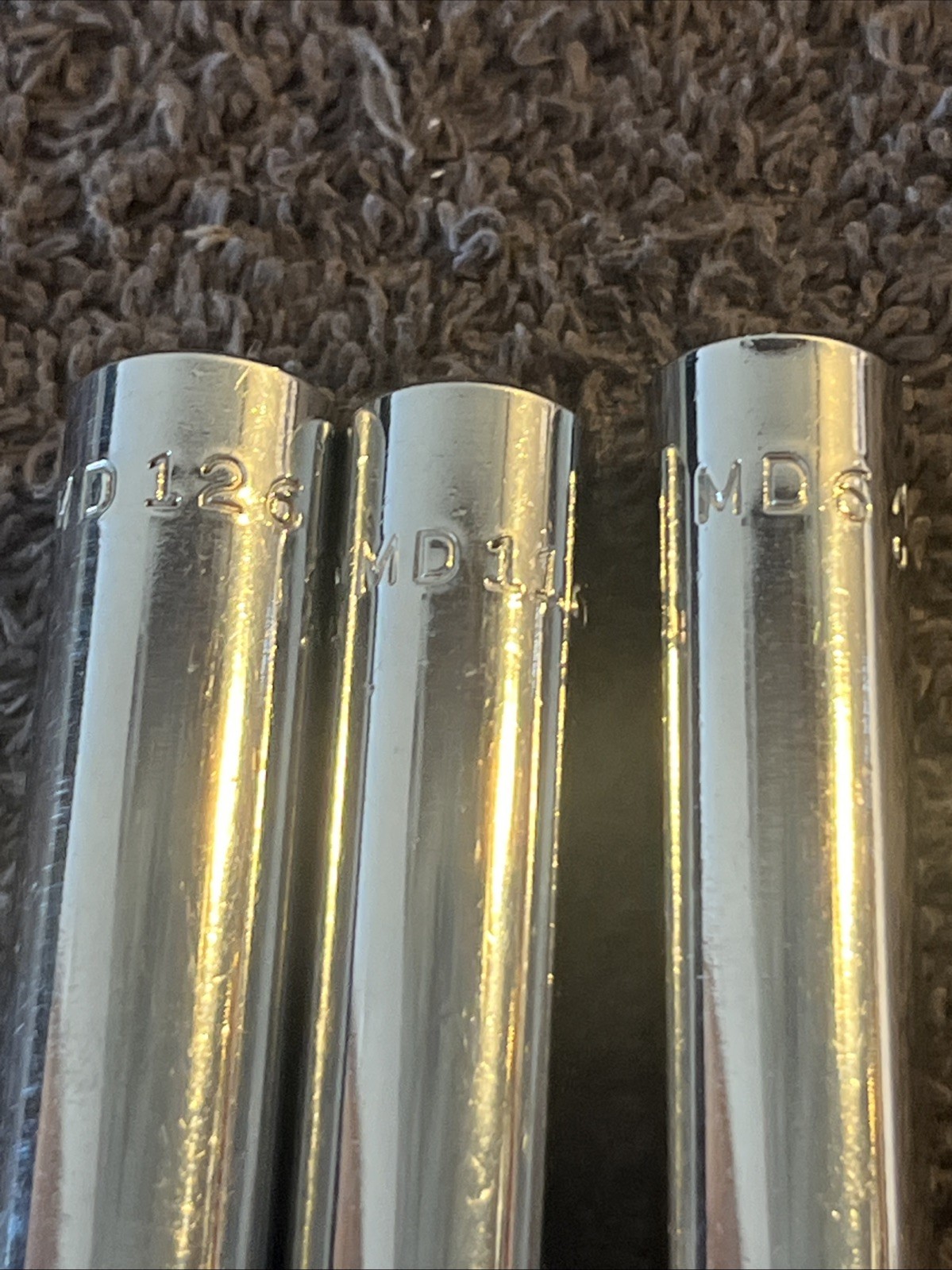 Mac Tools 1/4″ Drive Socket Lot Of 8 MD6 MD126 MD116 M106 M126 2 PCs M166 M186