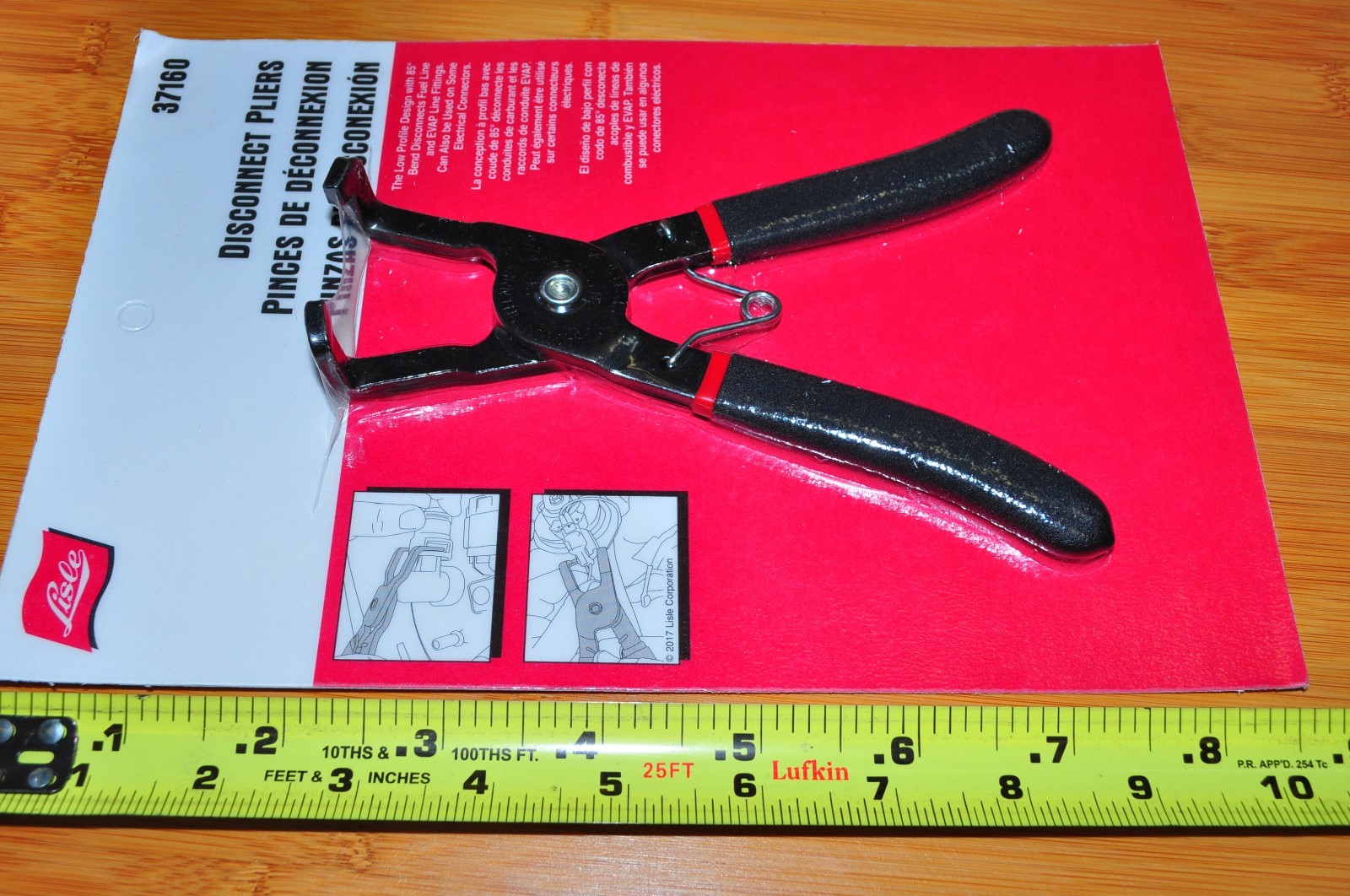 Fuel Line and EVAP Line Disconnect Plier Lisle 37160 Made in USA