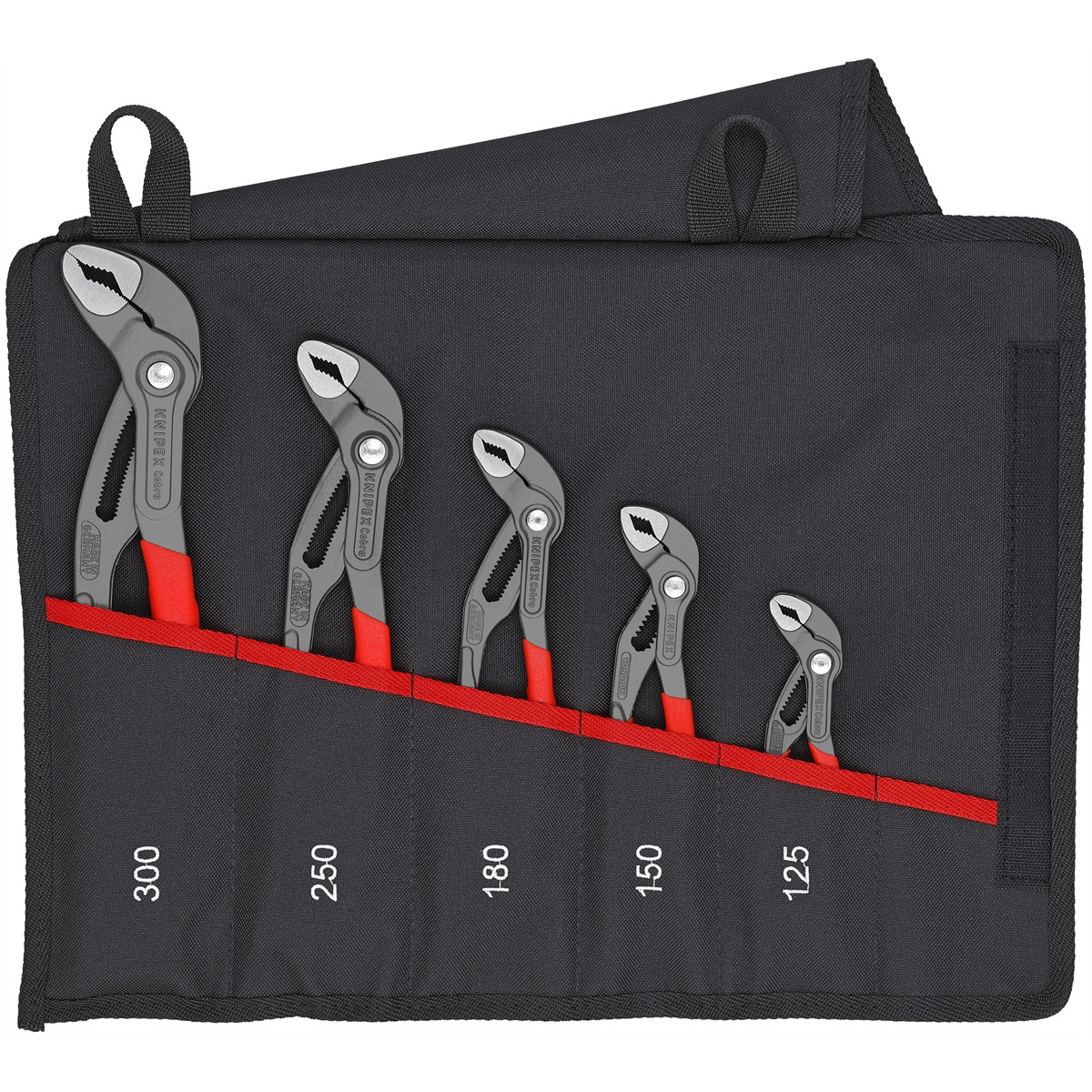 KNIPEX 5 Pc. Cobra Pliers Set In Tool Pouch 00 19 55 S5