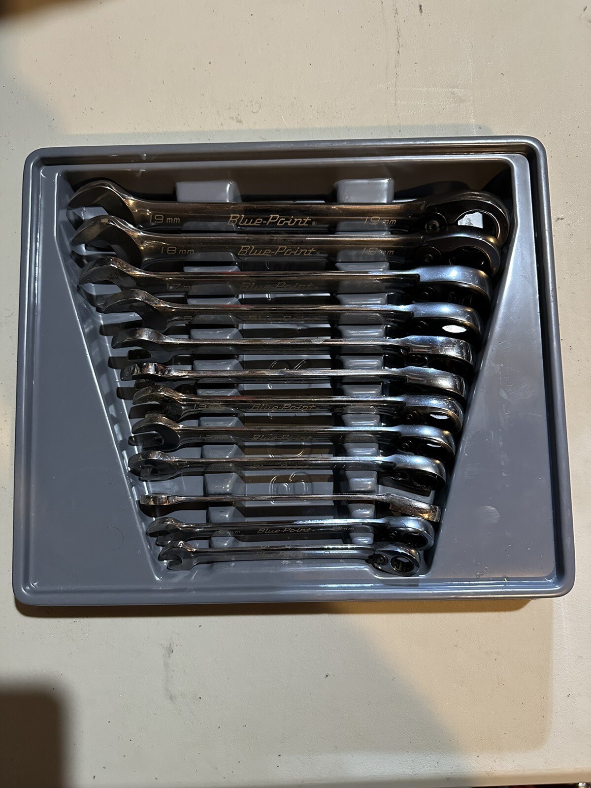 Blue Point By Snapon Tools 12pc Reversible Ratcheting Wrench Set – METRIC