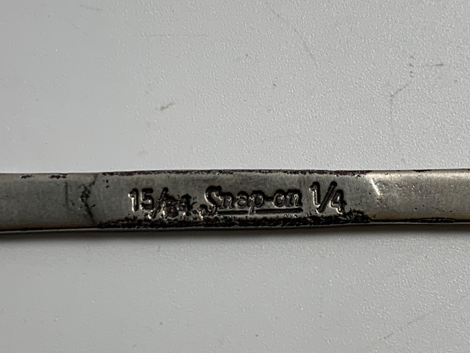Snap-On Tools DS1516 SAE Sizes 15/64” & 1/4” Open End Offset Ignition Wrench!