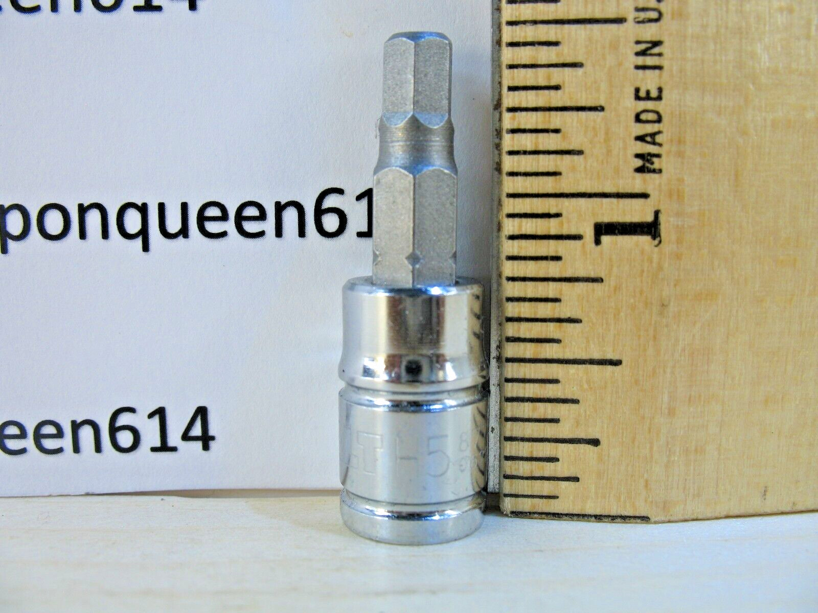 KOBALT 87753-0622, 1/4″ Drive Hex Bit Socket H5mm – Brand New