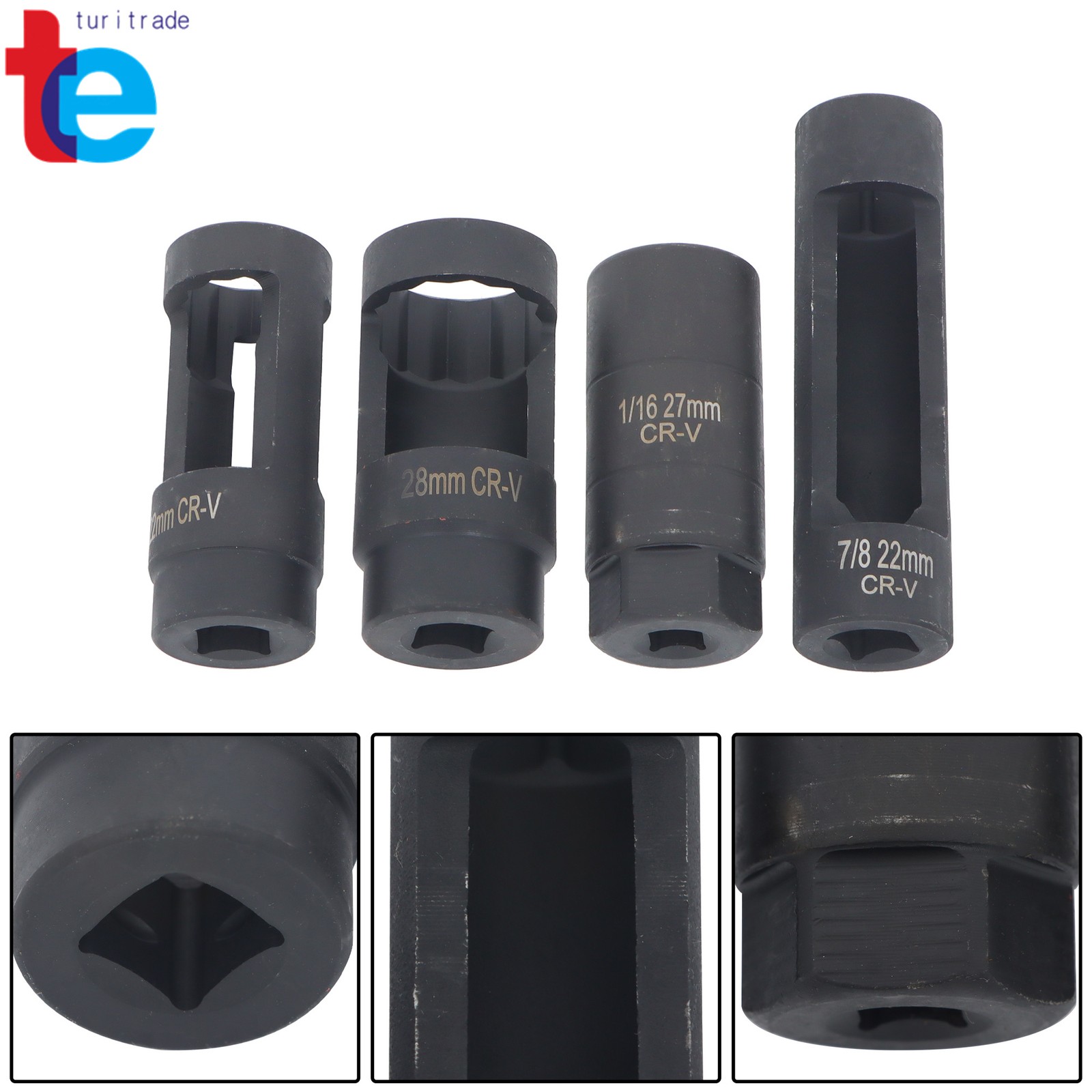 10Pcs Oxygen Sensor Socket Set Sensor Oil Pressure Sending Unit Removal Tool