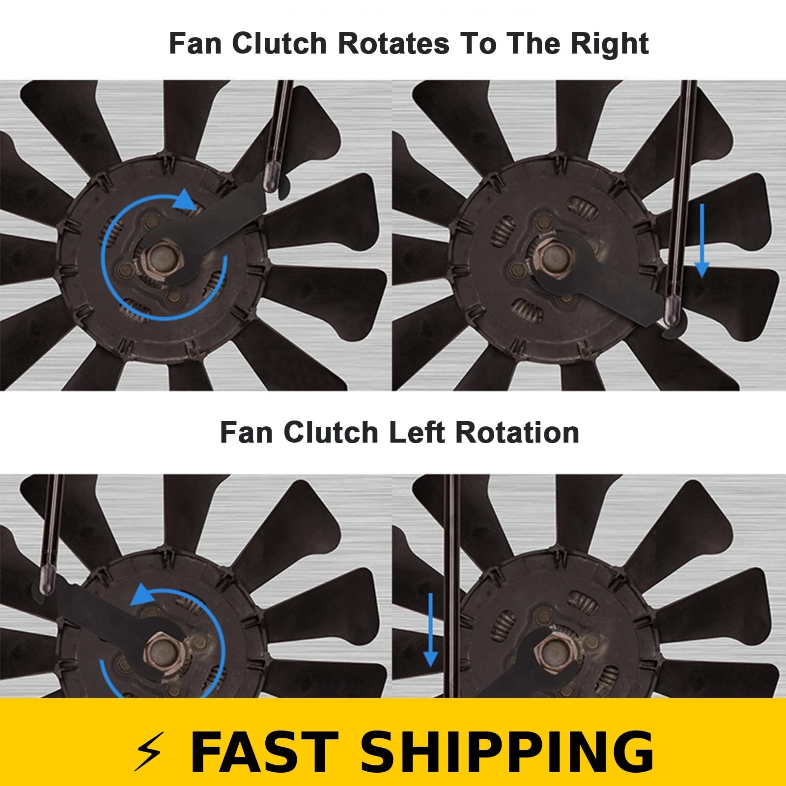 XiTuanYuan 8PCS Pneumatic Fan Clutch Wrench Kit for Ford, GM, Jeep