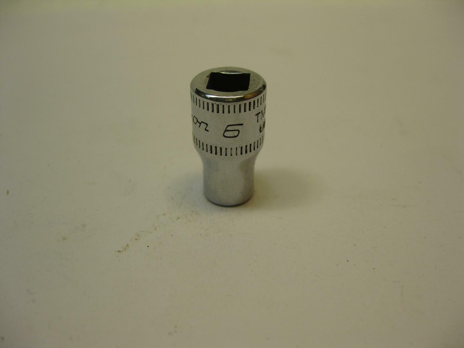 Snap-on tools 1/4″ drive 6mm metric 6 point Deep Socket TMM6 USA
