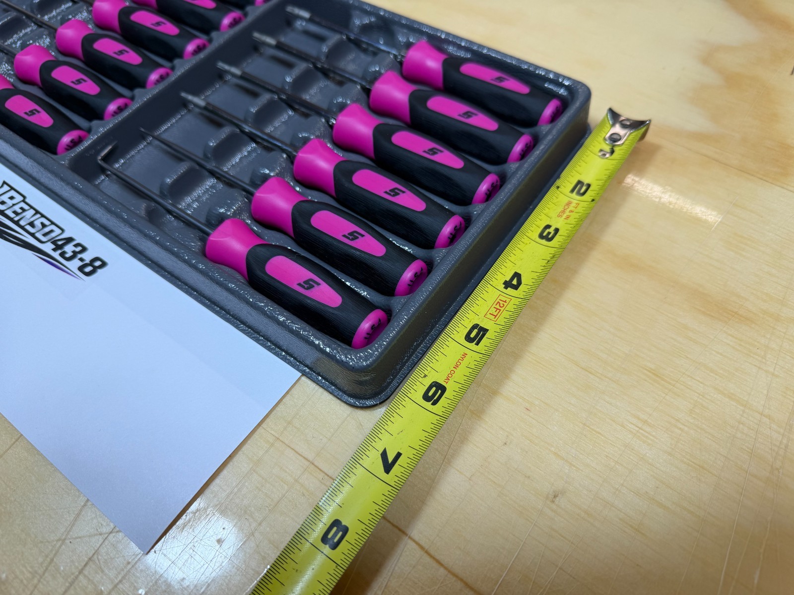 Snap-on Tools USA NEW ELECTRIC PINK 12pc Soft Grip Mini Screwdriver & Pick Set
