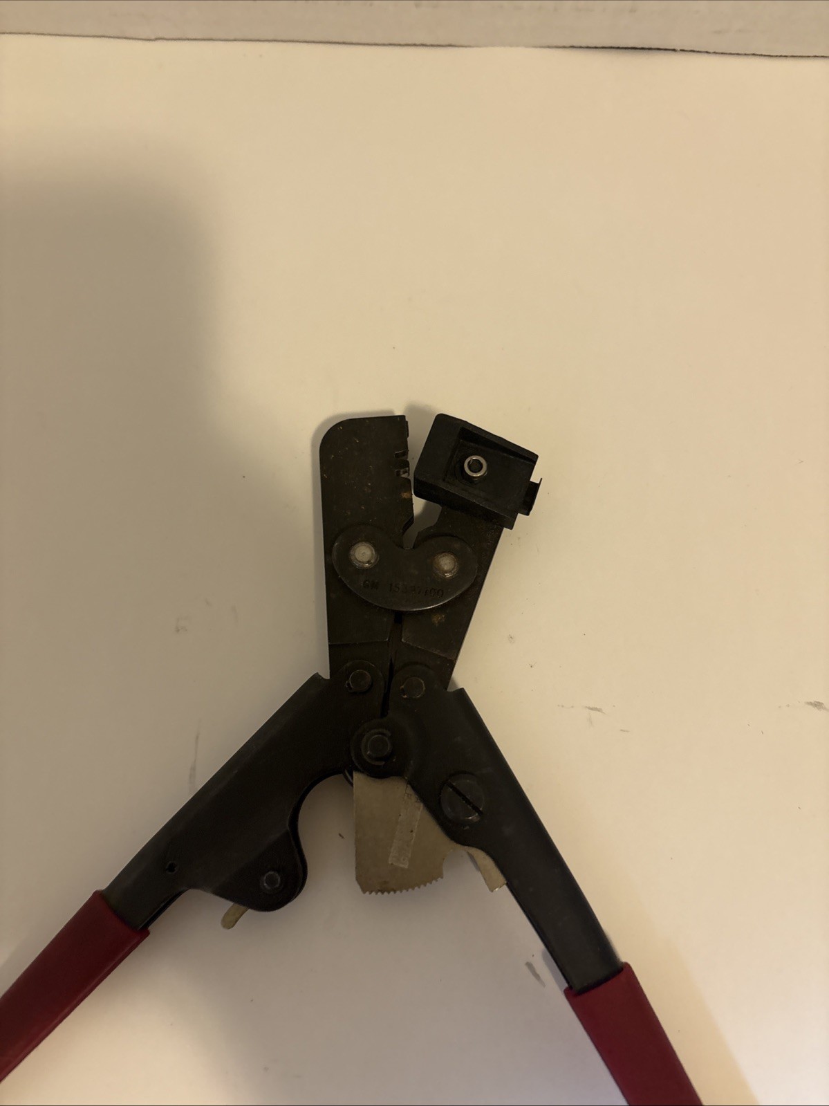 Packard Electric GM 15397700 Red Rubber Handle Terminal Crimpers Good Condition