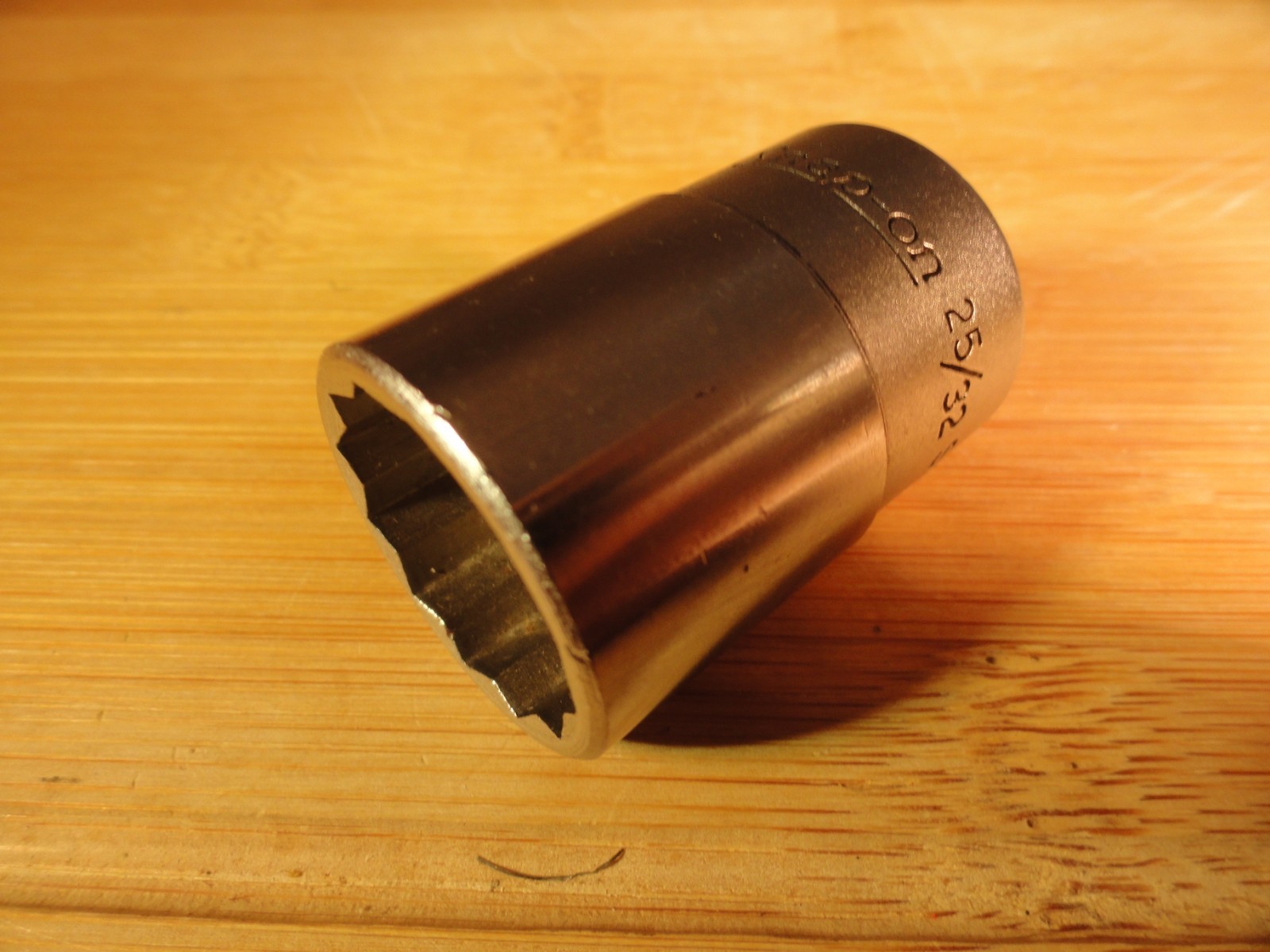 Snap-On Shallow Socket 25/32″ SV251 1/2″ Drive 12 Pt Sold As Pictured