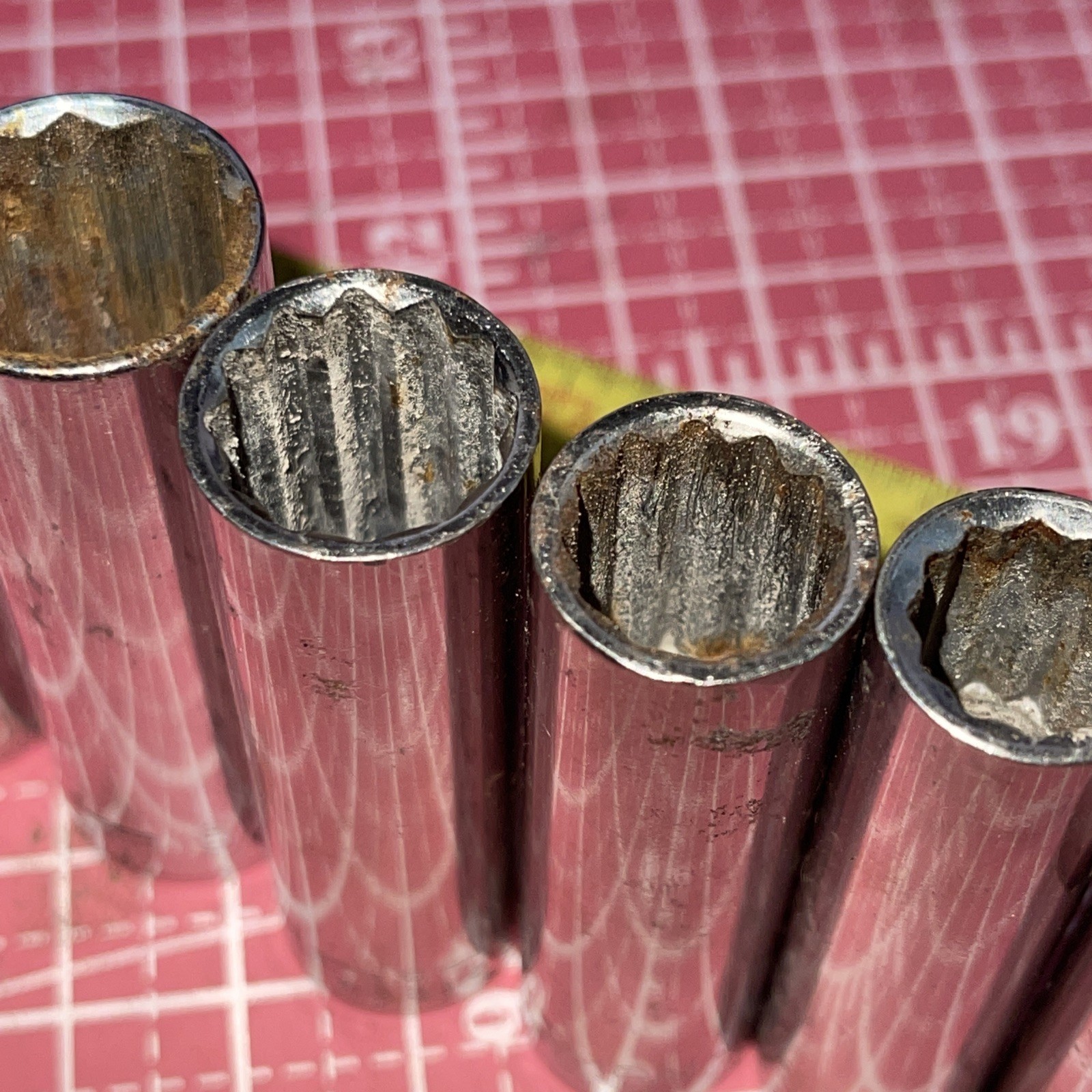 Craftsman USA G 7 Piece 3/8 Drive 12 Point SAE DEEP Socket Set 3/8″ 34307 Read