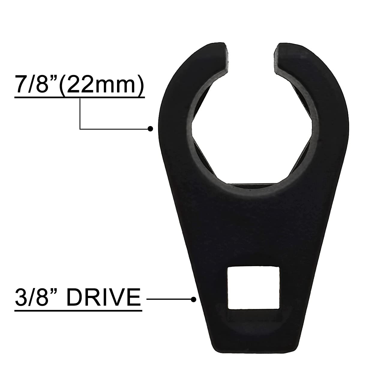 1 Pcs Offset Oxygen Sensor Socket 3/8-Inch Drive by 7/8-Inch 22mm Wire Gate A…