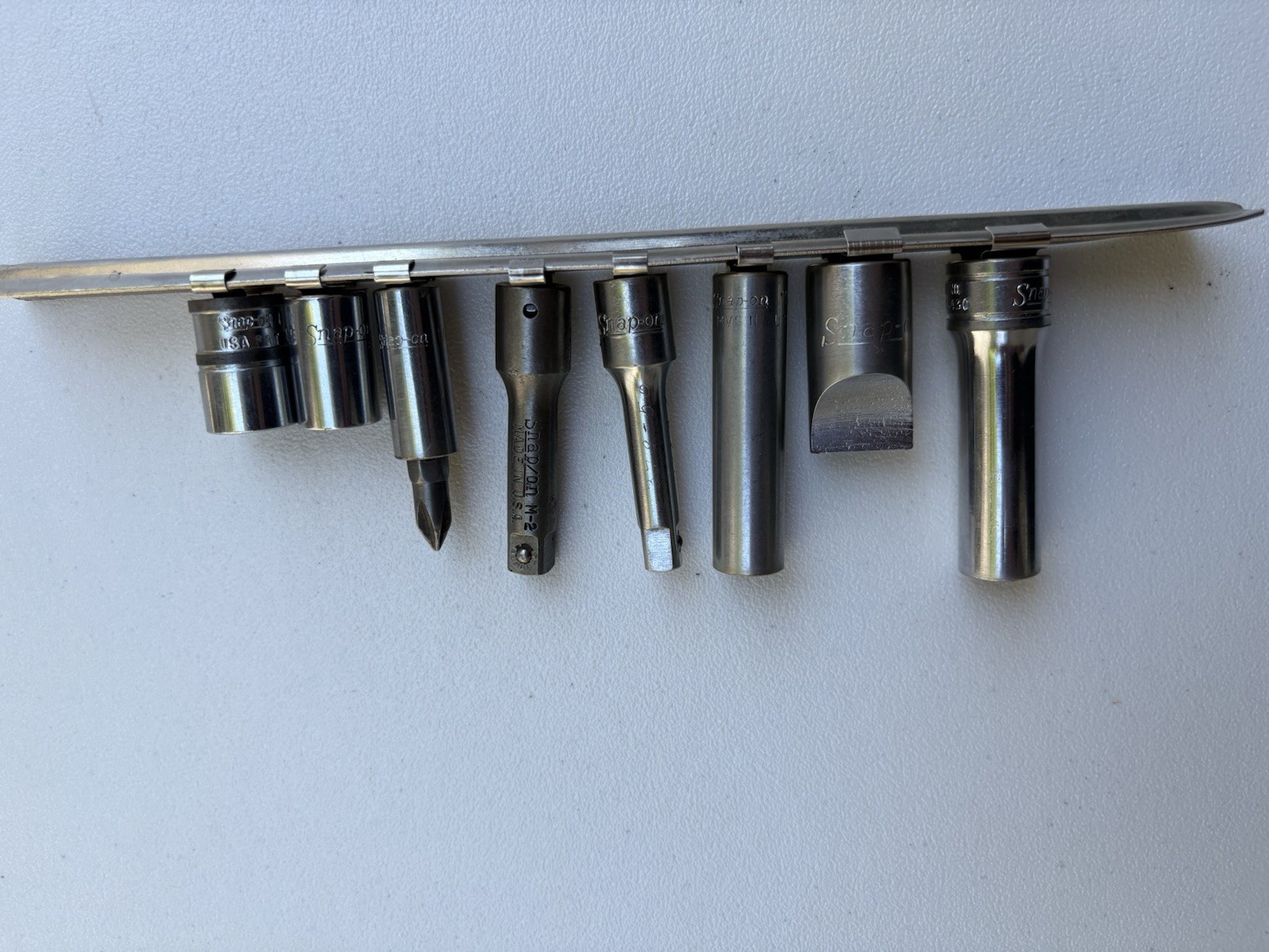 Snap-on 8 Piece 1/4” & 3/8” Drive -Sockets, Extensions & Adapters- USA Made