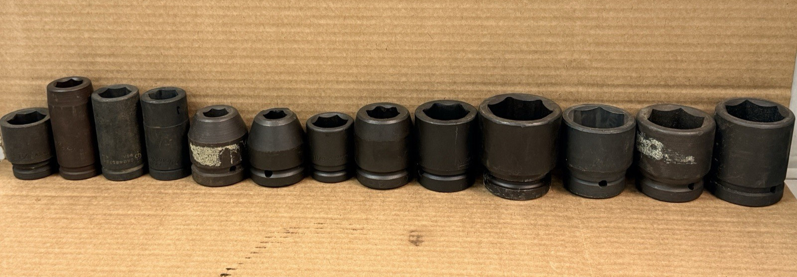 Heavy Duty USA Tool 1” & 3/4″ Impacting Socket 13pc Set Built To Last