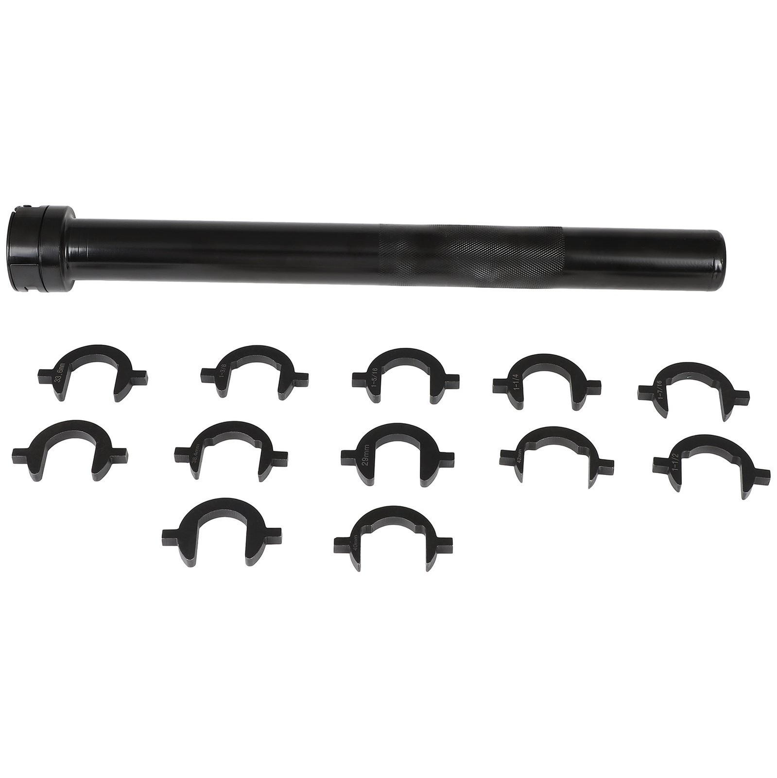 13pc New Inner Tie Rod Removal Installation Tool Set with 12 SAE Metric Adaptors