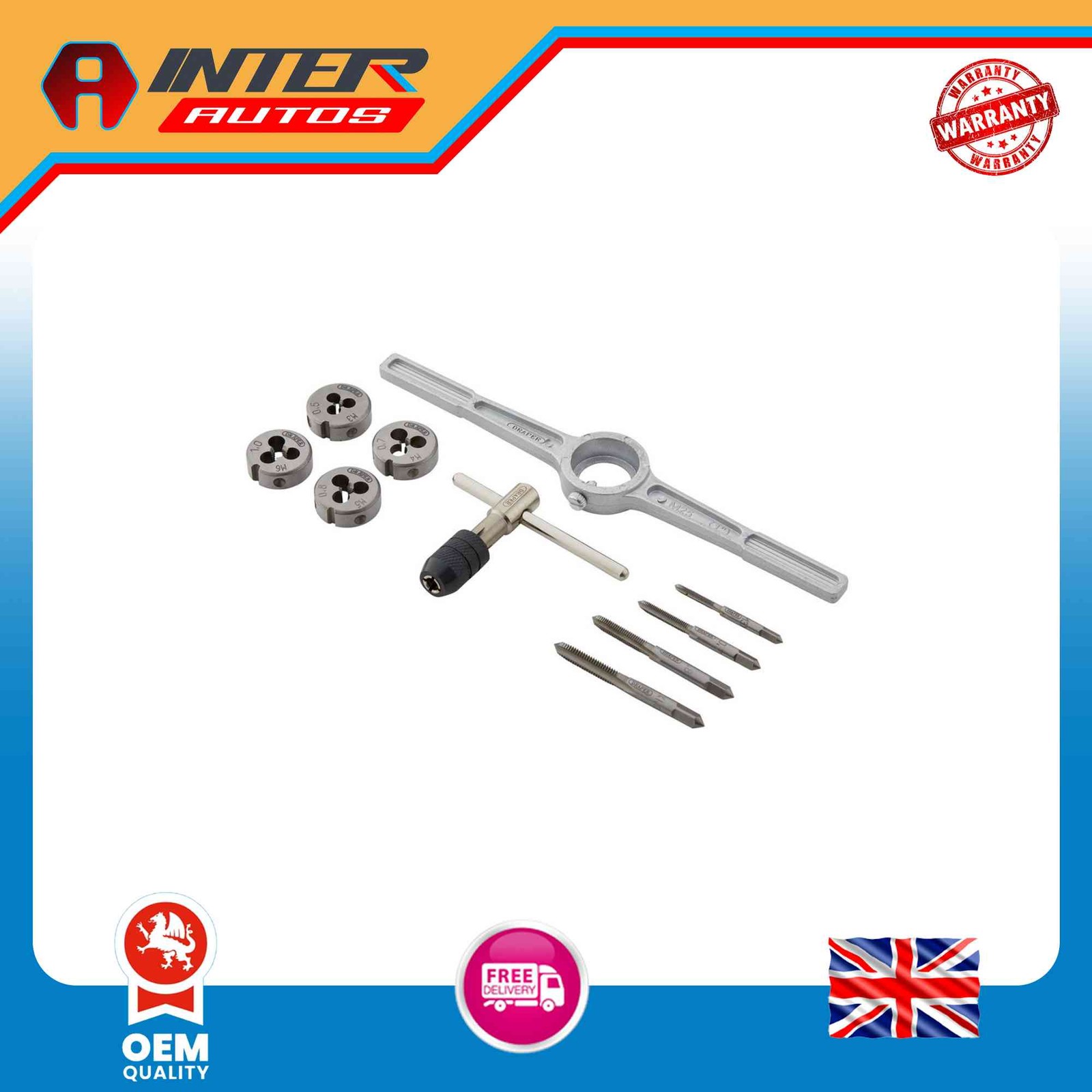 Draper Metric Tap and Die Set (10 Piece) 79201