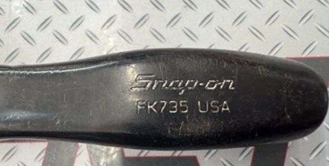 Snap-on FK735 3/8″ Dr. Flex Head Short Black Hard Handle Ratchet [Used]