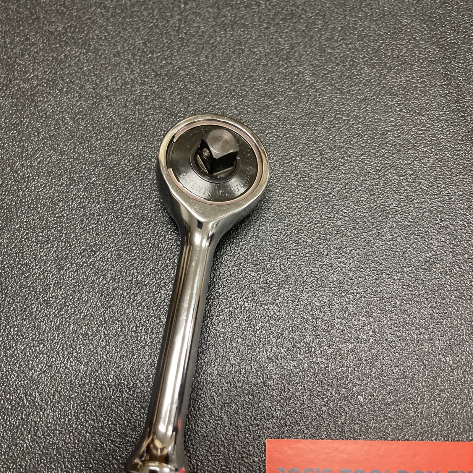 Snap-on Tools USA NEW 3/8″ Drive Chrome Handle Gearless Round Head Ratchet FZERO