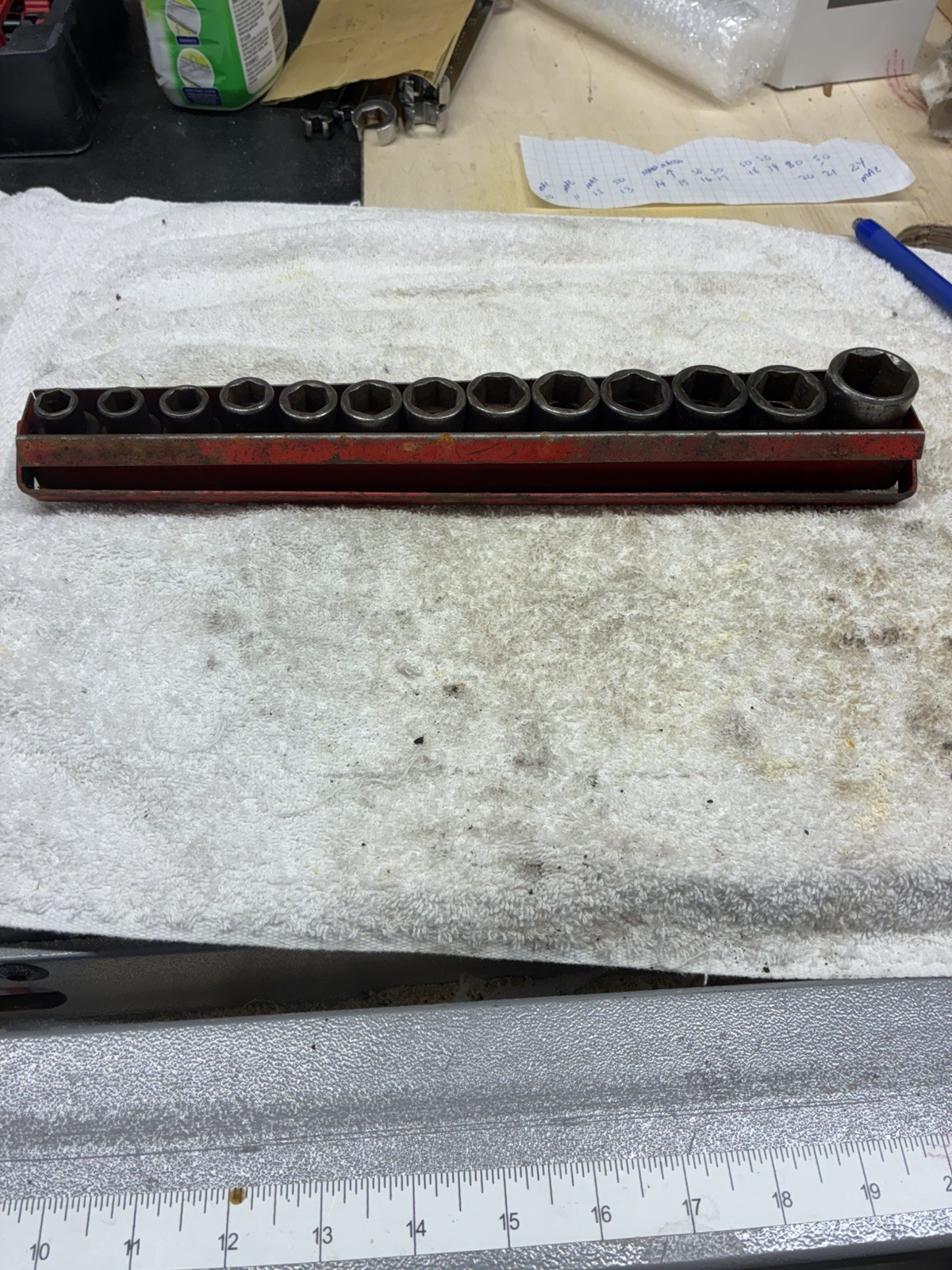 Snap On & Matco 1/2” Drive Shallow Impact Socket 6pt Metric 10mm-21mm &24 mm