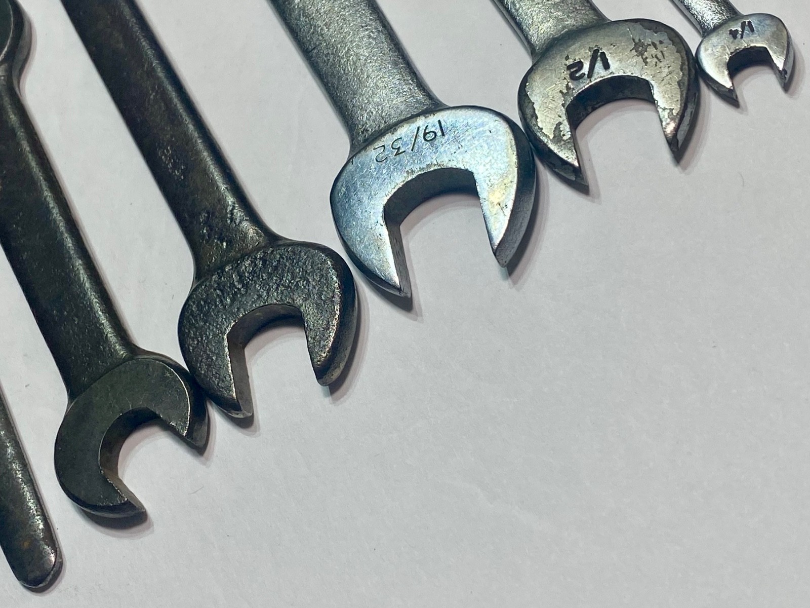 Vintage Fairmount 6 pc. Open-End Wrench Lot, ca. 1930’s-1950’s, Made in USA