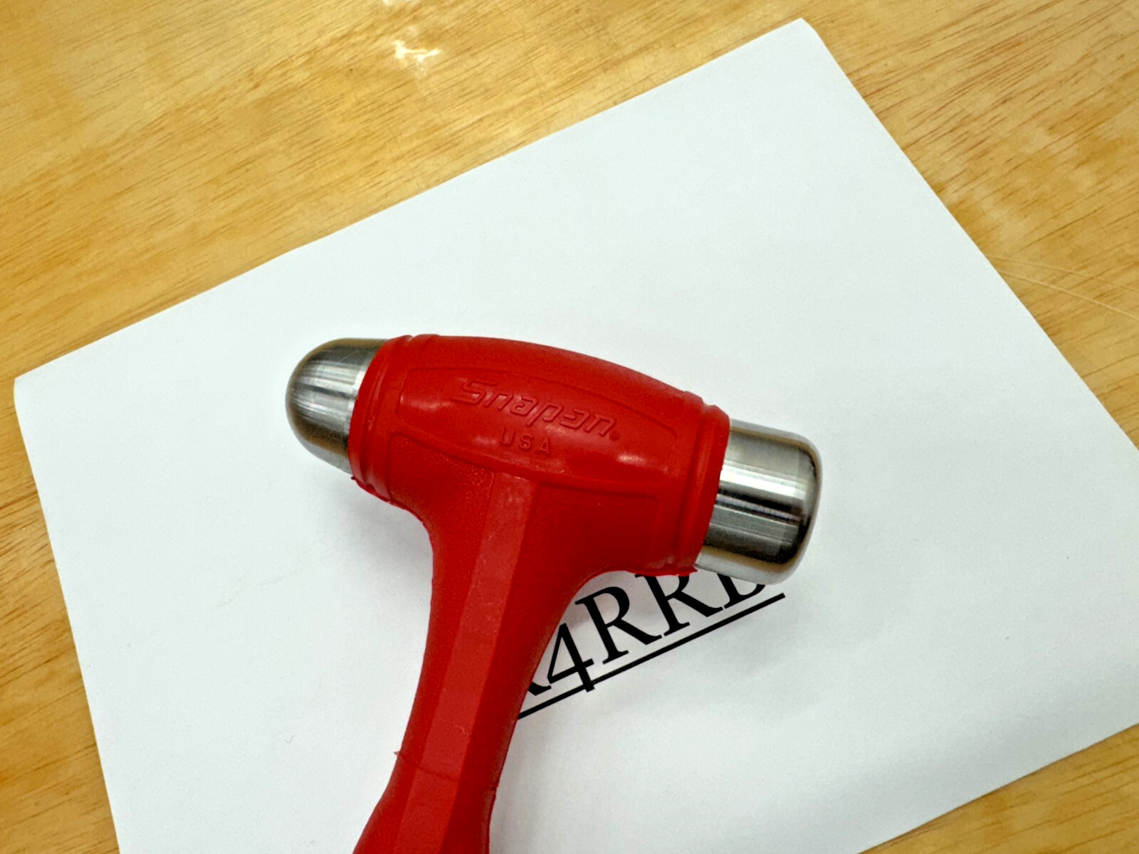 Snap-on Tools USA NEW 24oz/650g RED Soft Grip Dead Blow Hammer HBBD24R