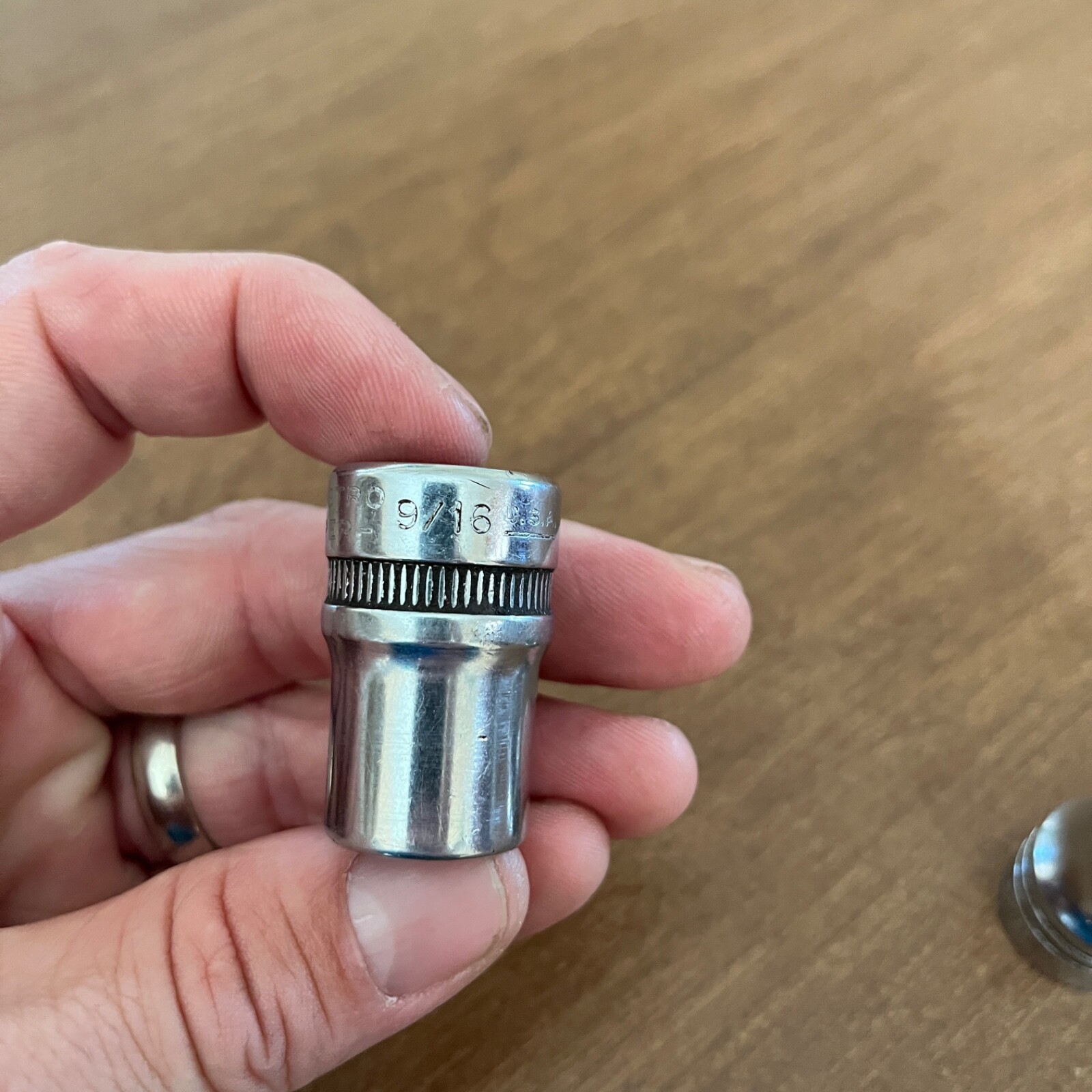 Indestro Super 9/16″ & 7/16” Shallow Chrome Socket 1/2″ Drive 1218 set of 3