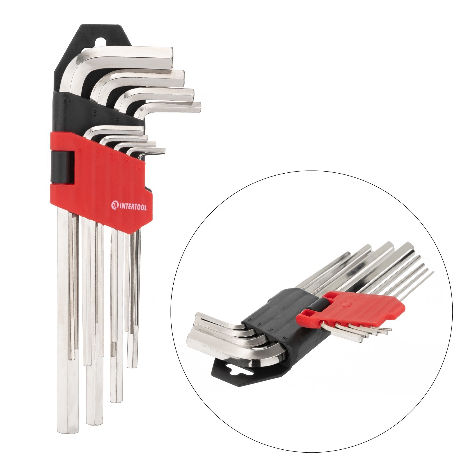 INTERTOOL 126pc 1/4″, 1/2″, and 3/8″ Ratchet Socket Wrench and Bit Set ET08-8126