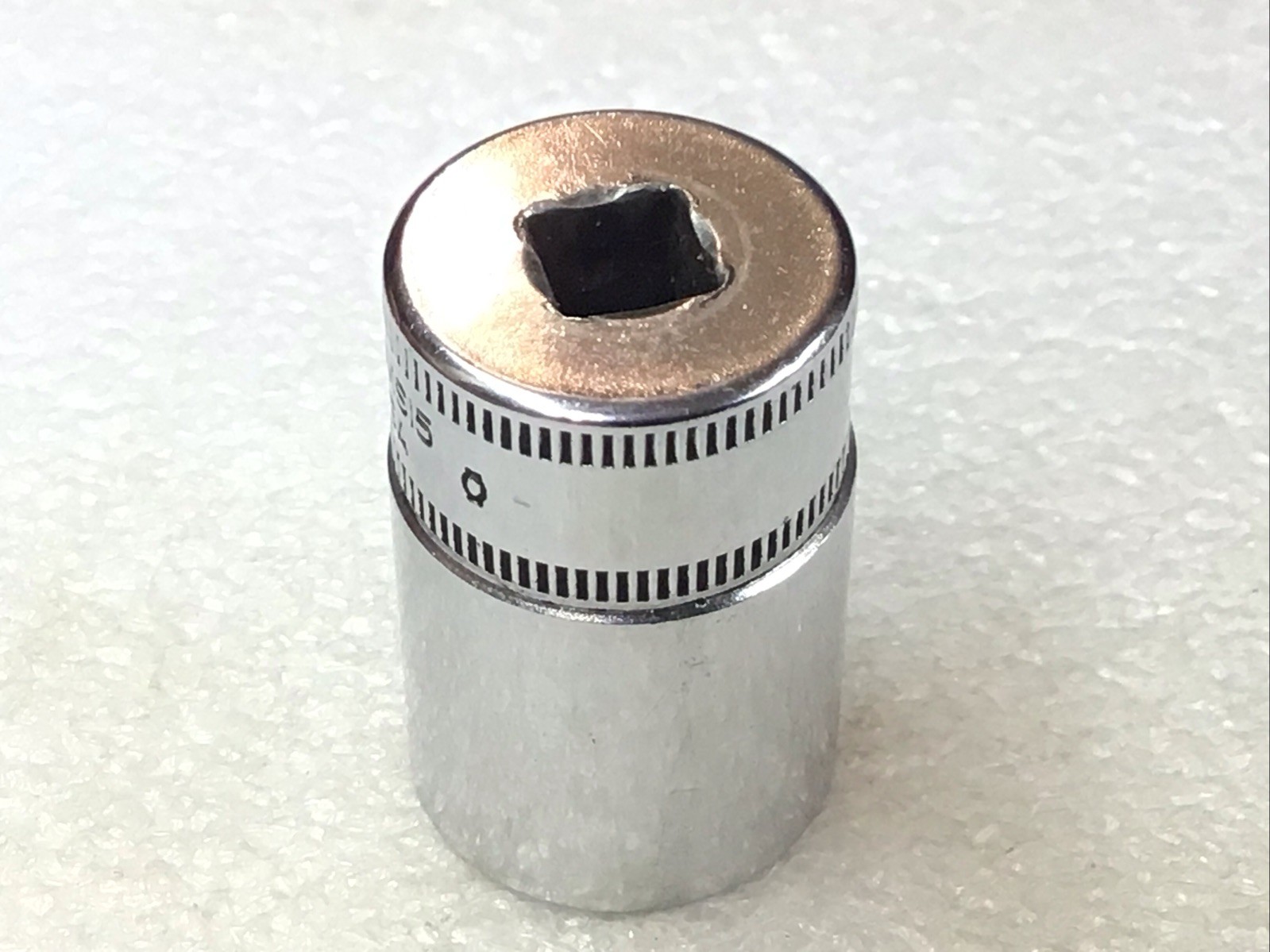 Snap On TMMS15 -15mm, Metric, Chrome, Simi-Deep, 6 Pt., 1/4” Dr. Socket-USA-NICE