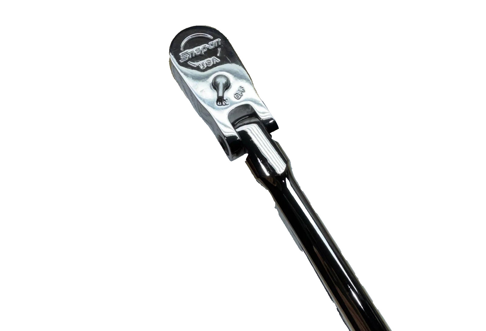 Snap-on Tools 3/8” Drive EXTRA-LONG Handle Flex-Head Ratchet FLLF80 USA NEW
