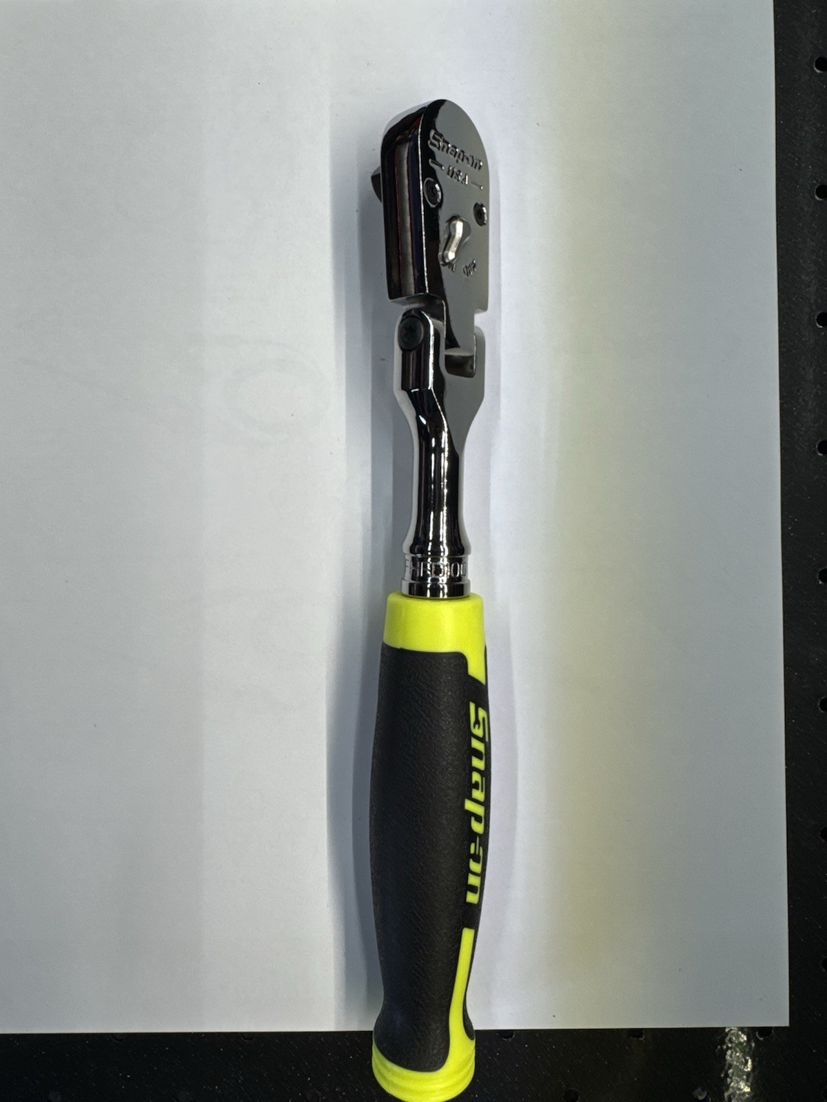 *Brand New* Snap On 3/8 Drive Cynergy Flex Head Ratchet HI VIS – FHF100HV