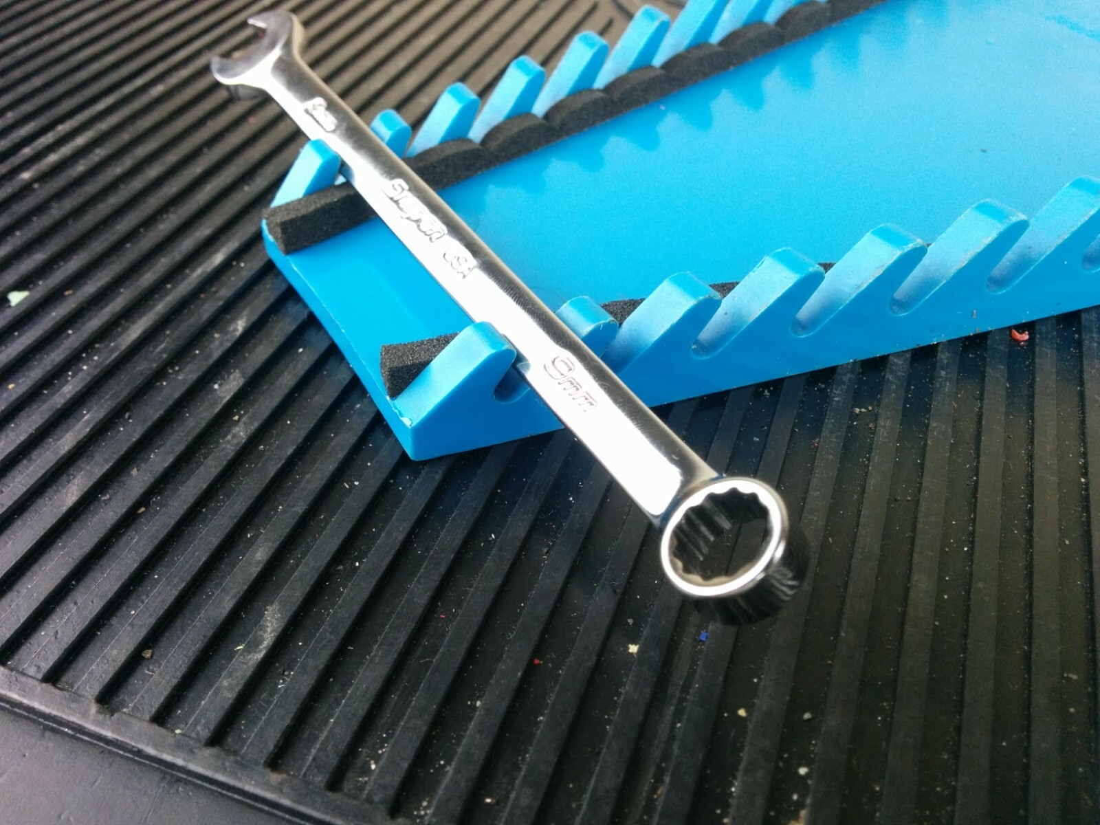 #aj586 NEW! Snap On SOEXM9 Metric 9mm Flank Drive Combination Wrench 12 Point