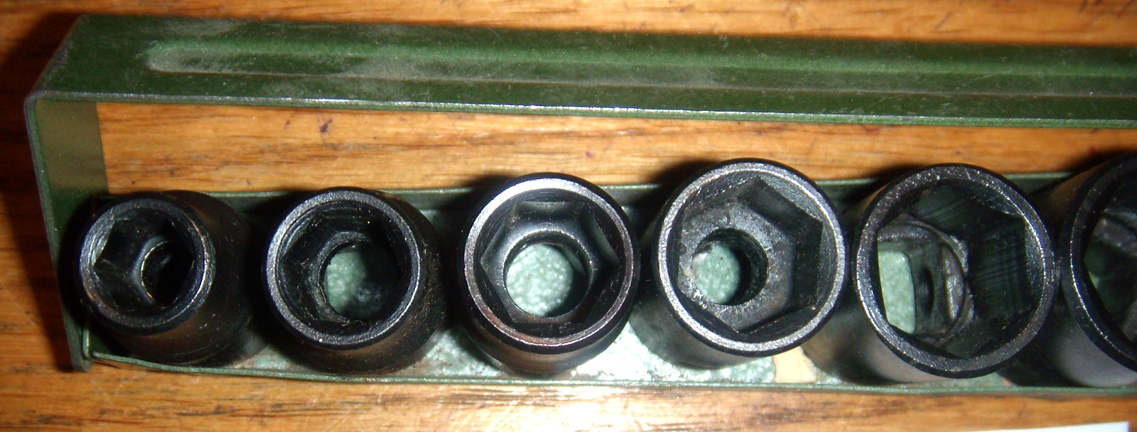 NEW 8 IMPACT SOCKETS 3/8″ DRIVE SHORT 6 PT3/4″ TO 5/6″ BLACK OXIDE