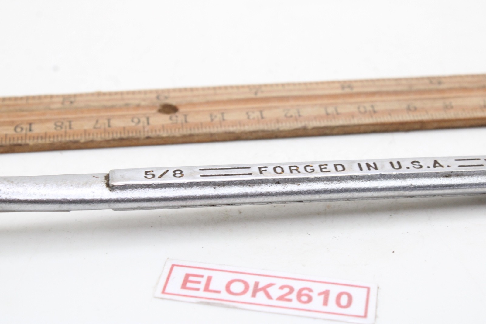 CRAFTSMAN =V= 5/8″ Flex Head Socket Open End SAE Chrome Wrench USA