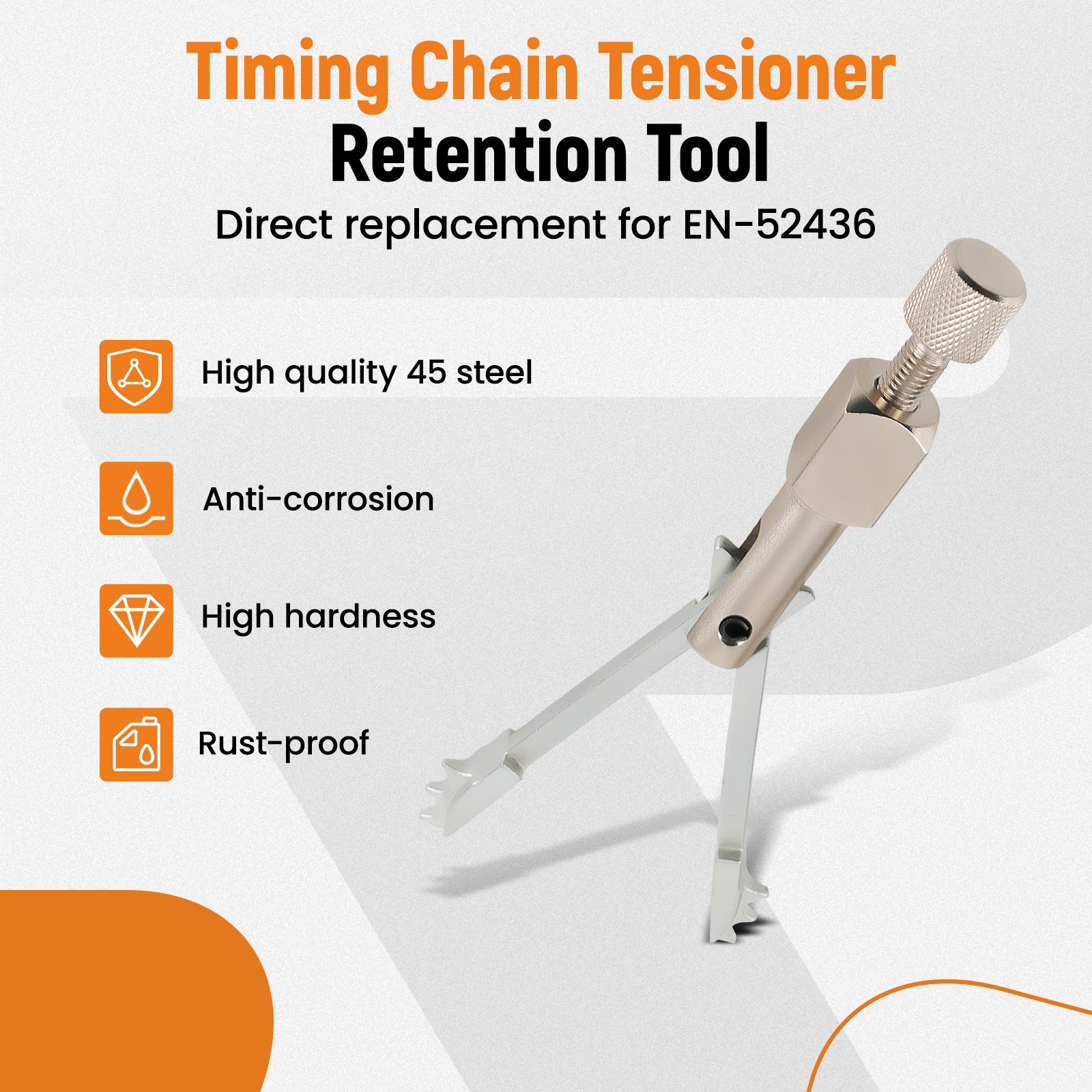 1 set Chain Tensioner Retention Tool for GMC Sierra 2.7LT L3B Engine EN-52436