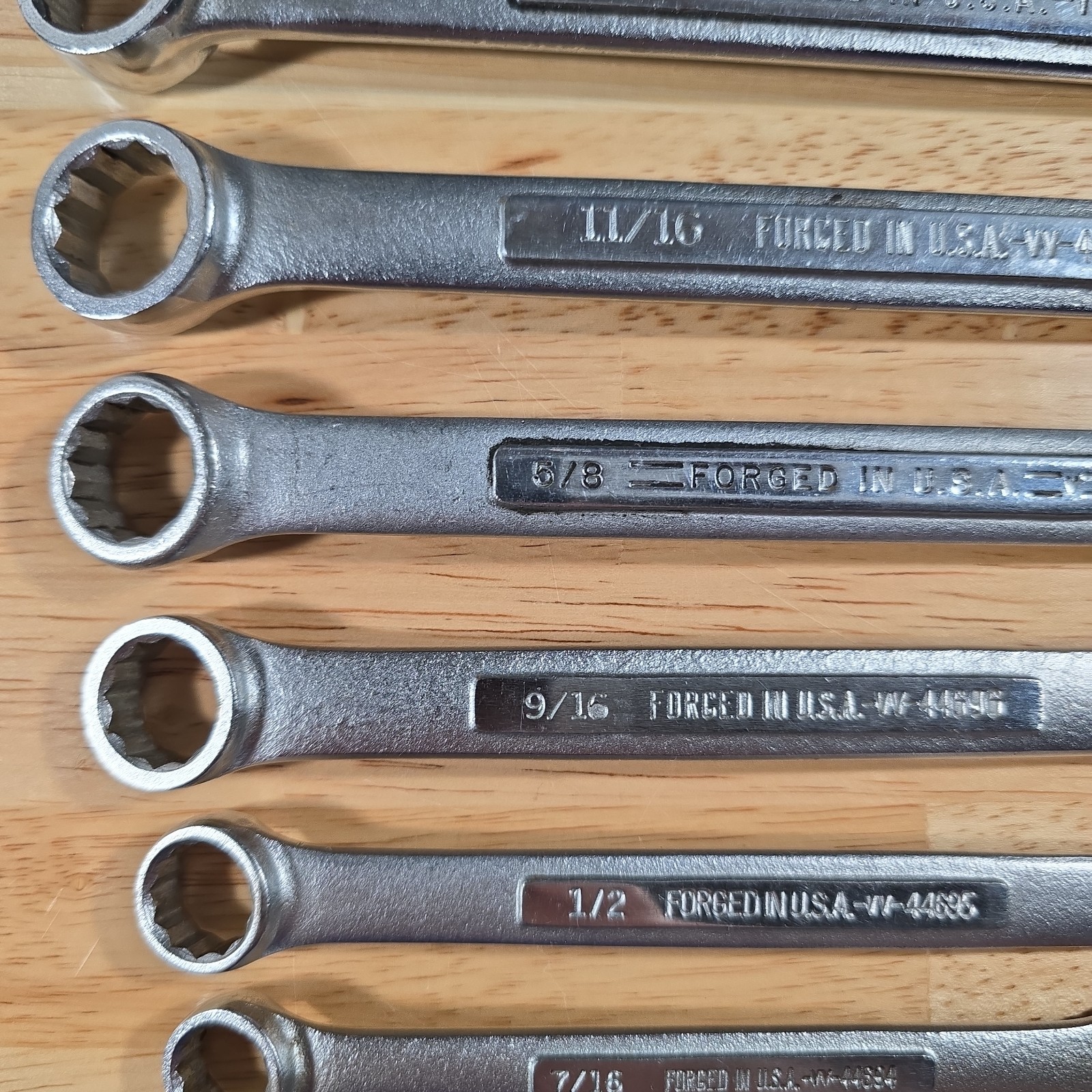 Vintage Craftsman 14pc SAE Combination Wrench Set 12 Pt 1/4″ – 1″ USA V VV