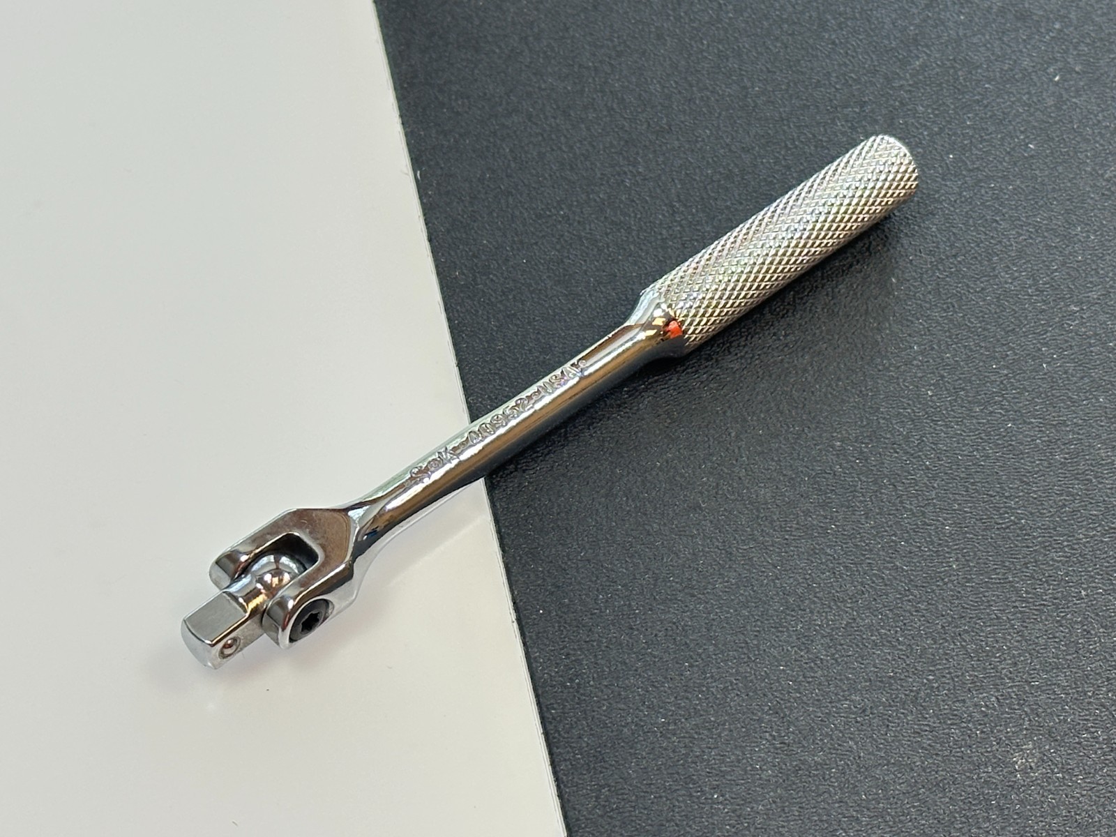 🇺🇸 SK Professional Tools 40952 1/4″ Drive Breaker Bar Chrome Knurled Grip, NOS