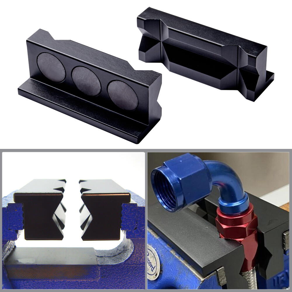 Kyostar Aluminum AN Hose End Fitting Tool to Magnetic Vise Jaw Insert Tool New