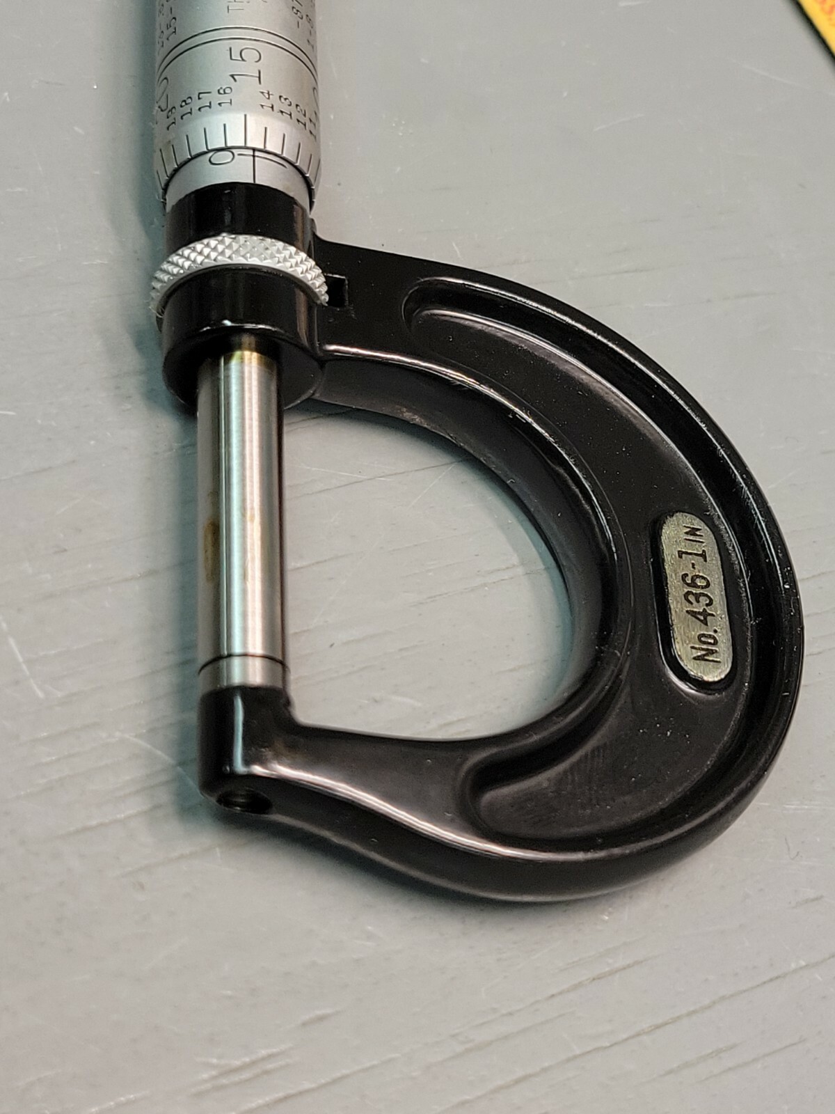Starrett 436RL-1 Micrometer NEW OLD STOCK USA