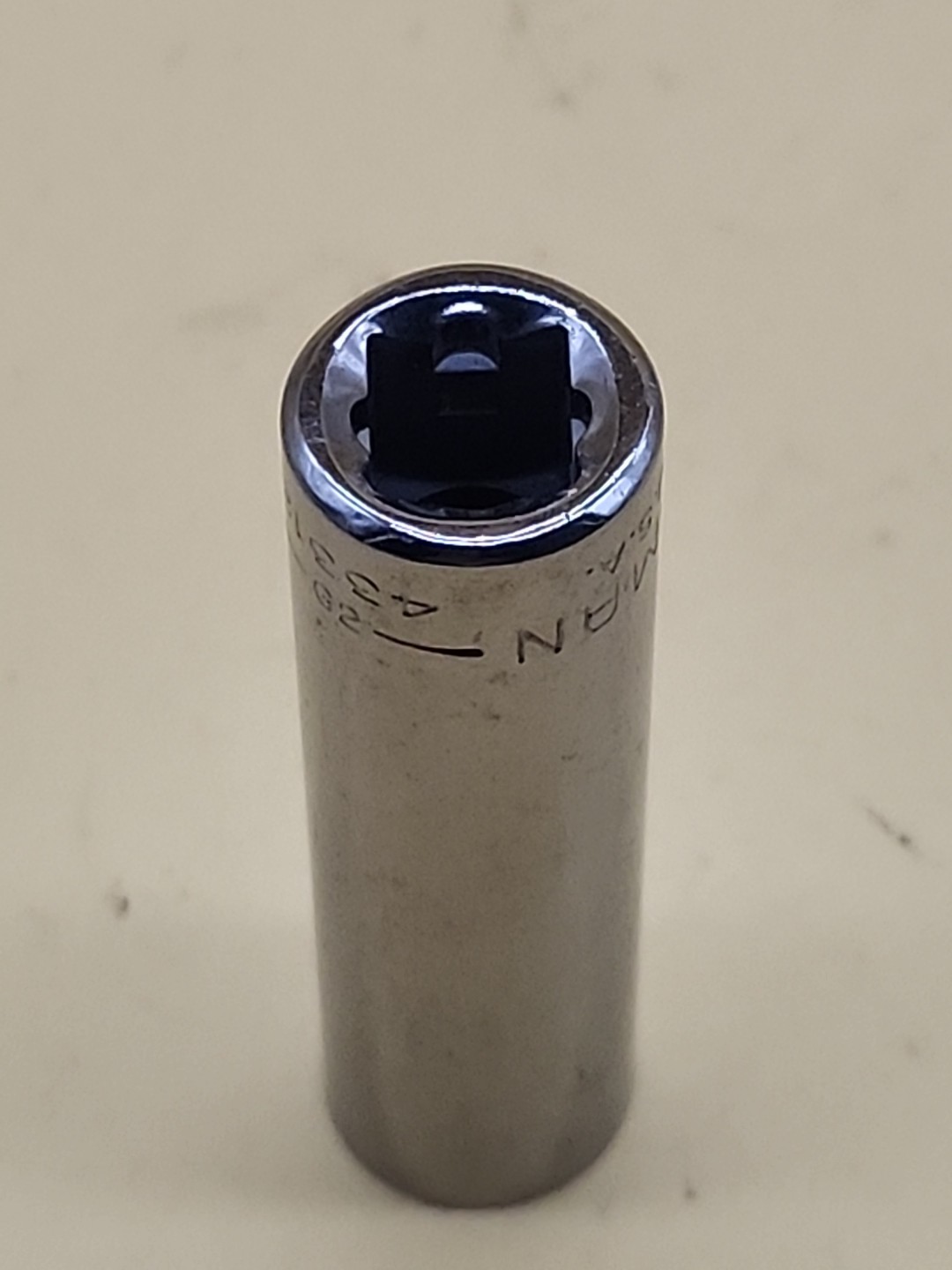 Craftsman 3/8″ Drive 1/2″ 12 Point Deep Socket SAE G2 43312 USA