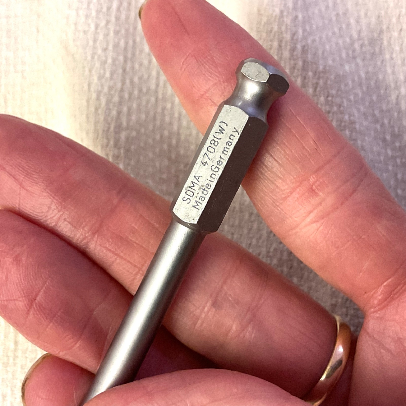 Snap On Tools USA SDMA4708, NEW TORX Power Bit, 3 in long. 1/4 in shank. GERMANY