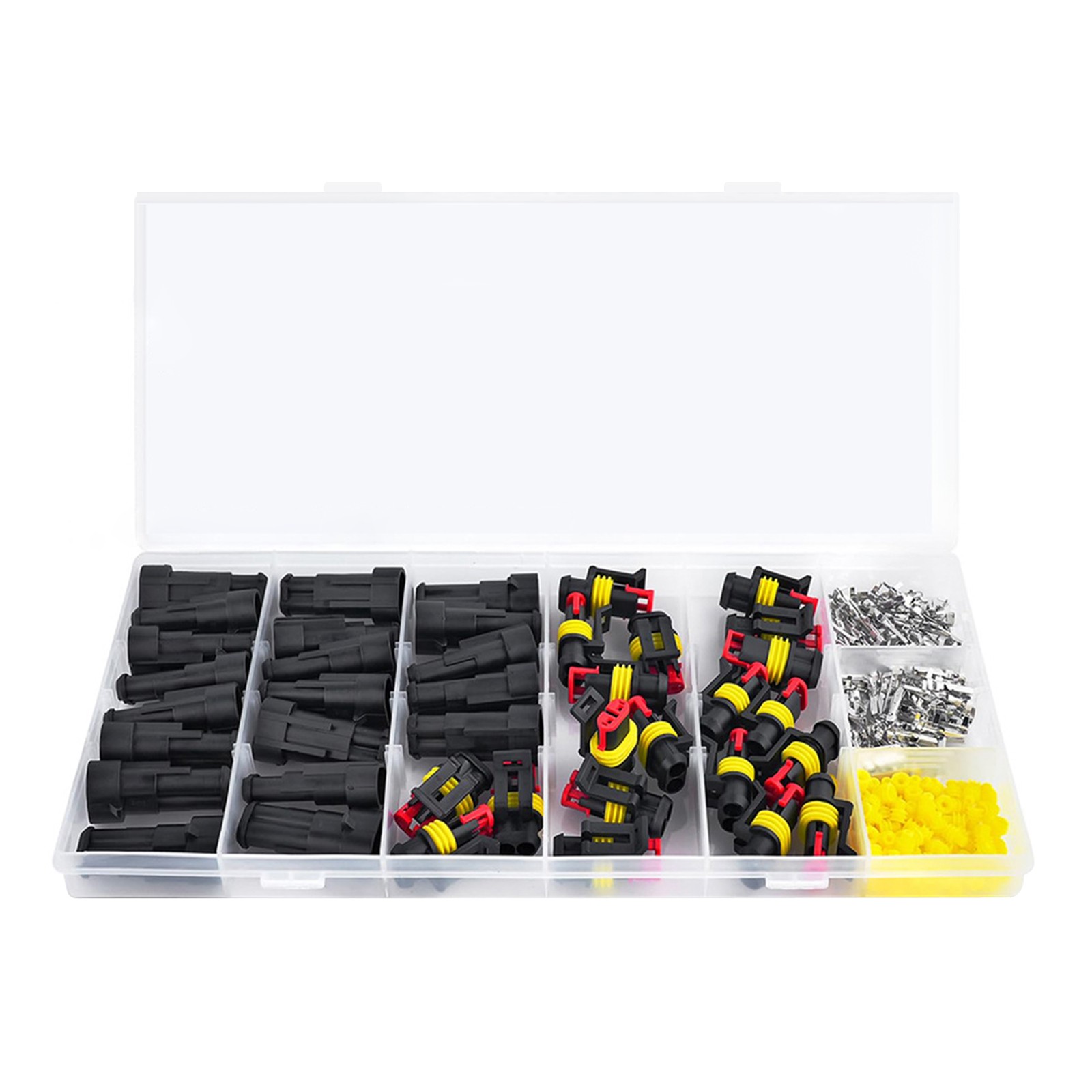20 Sets 2 Pin Waterproof Connector Kit Ip68 Automotive Wiring Harness Connectors