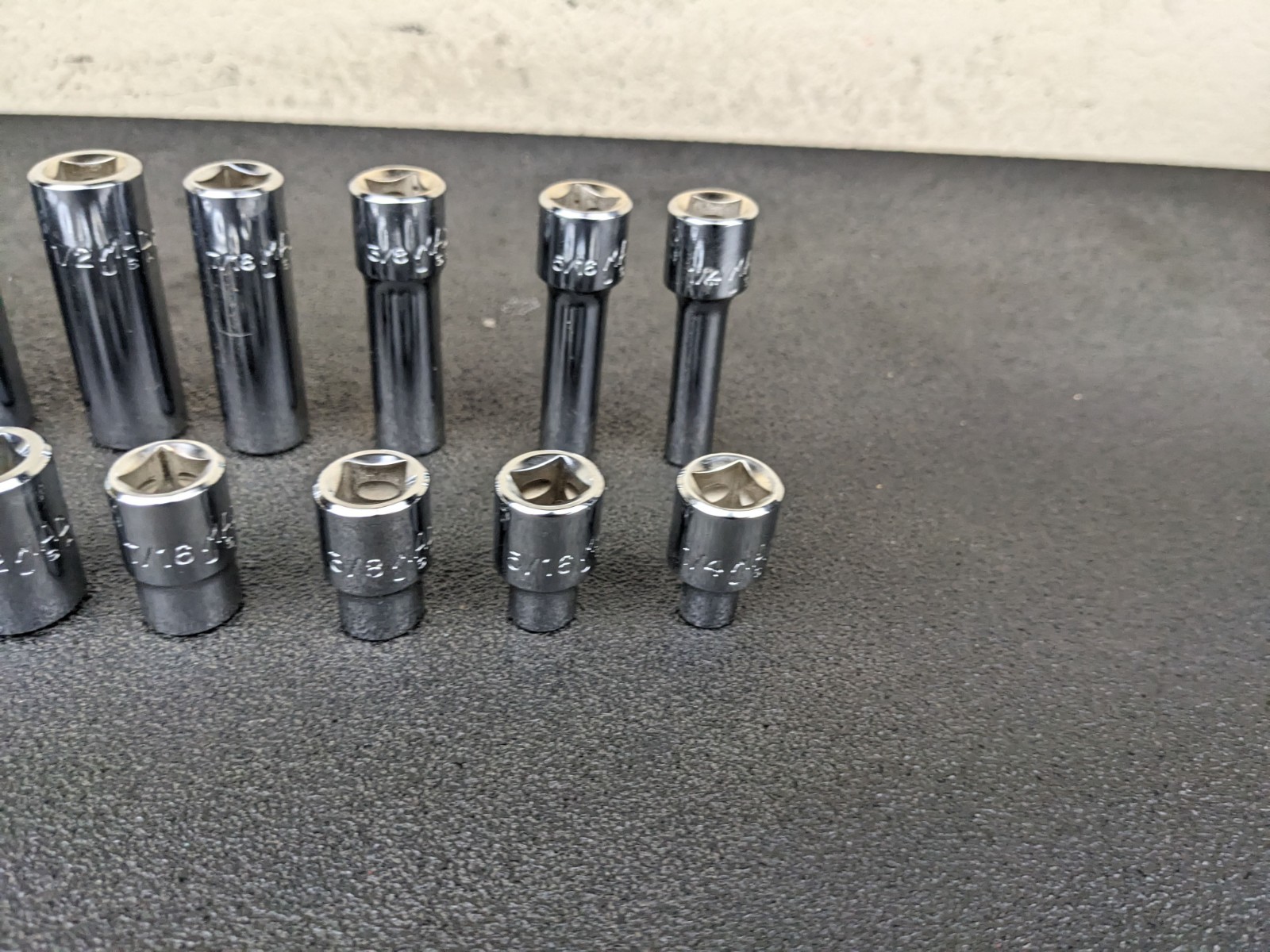 #bn926 Mac Tools SAE Metric Deluxe 3/8″ Drive General Service Set Socket Case