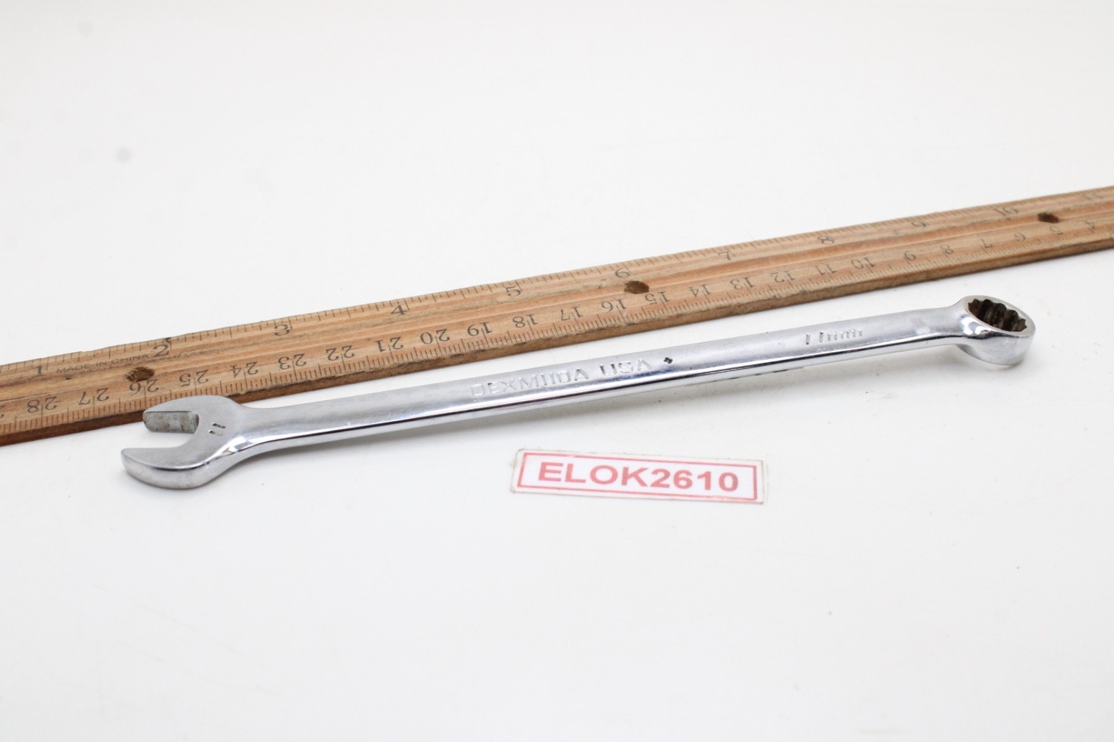 Snap-on OXEM110A 11 mm 12 Point Metric Flank Drive Combination Wrench 7.25″ USA