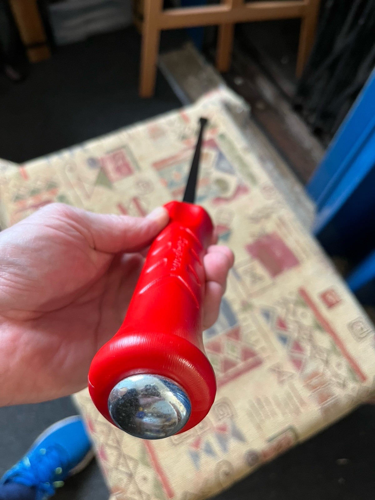 Snap On 24” Striking Pry Bar In Classic Red SPBS24A Made In USA New Premium Tool