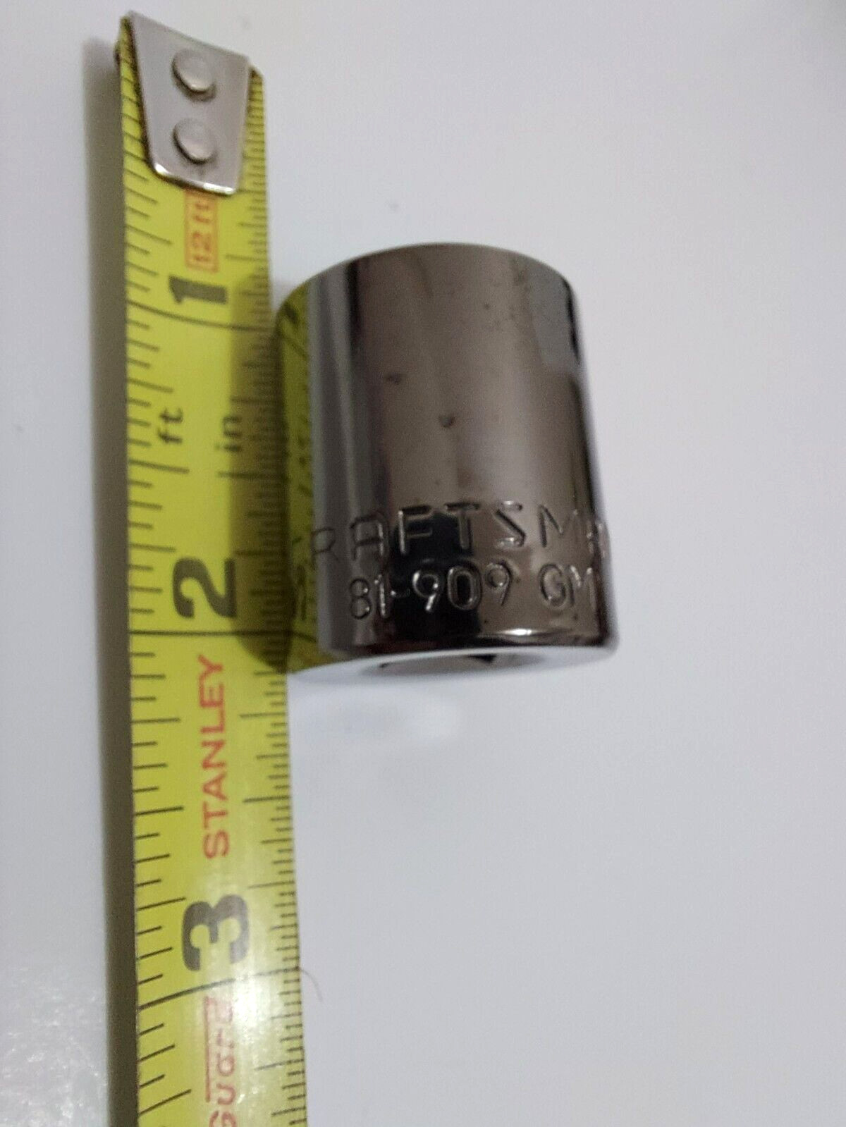3/4in x 3/8in Drive – 6 Point Shallow Standard Socket, CMMT 81-909, Craftsman