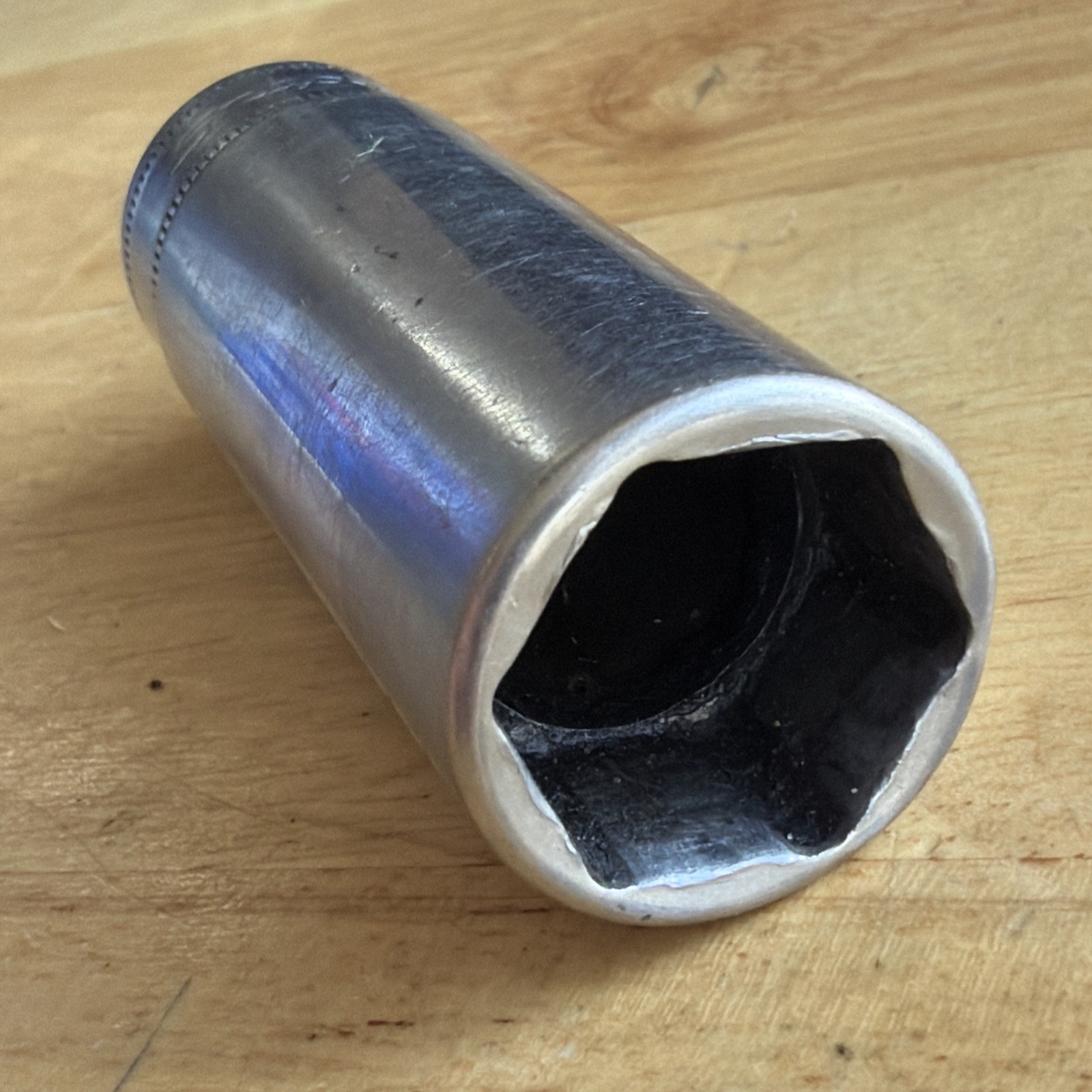 Snap On Tools 18mm Deep Socket 3/8″ Drive 6 Point SFSM18 Made in USA
