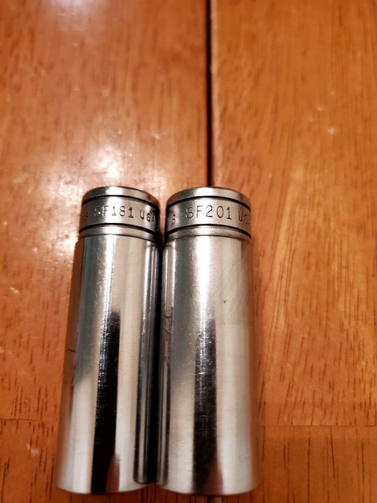 Snap On 3/8 Drive 9/16 5/8 12PT Deep Sockets Lot Of 2